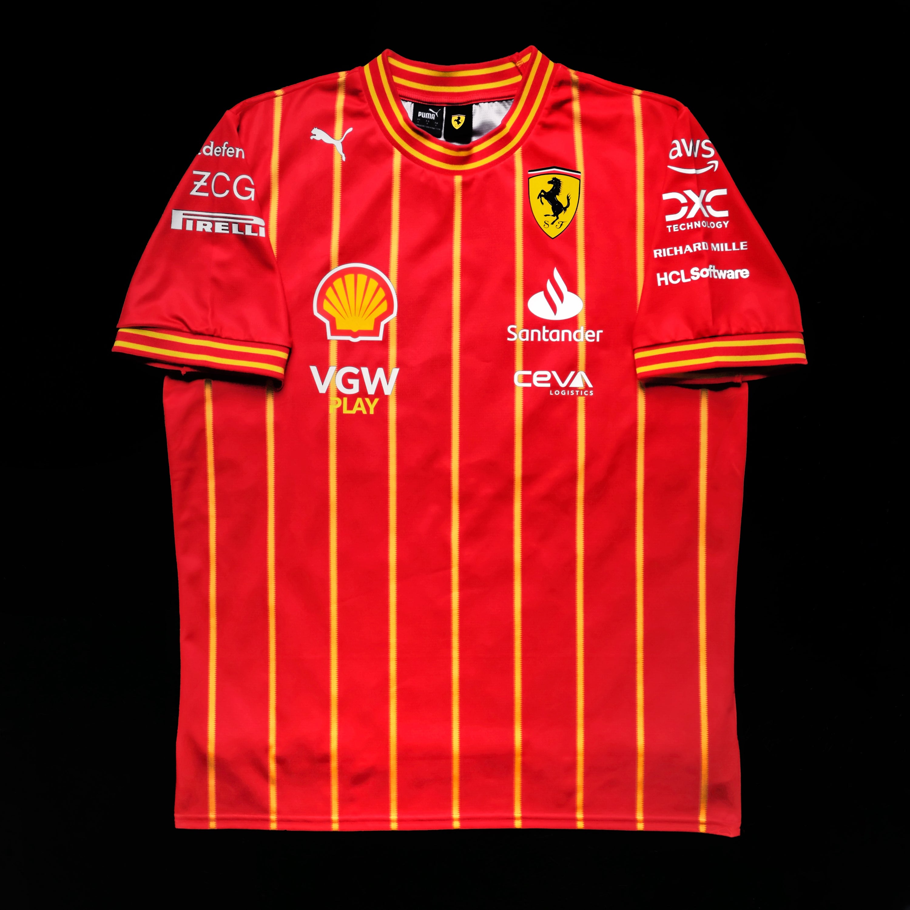 PUMA x Scuderia Ferrari #16 LECLERC Soccer Jersey (L)
