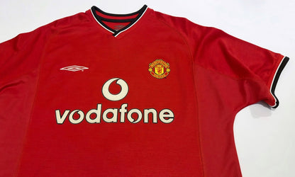 2000/02 Man Utd #7 BECKHAM Home Jersey (M)