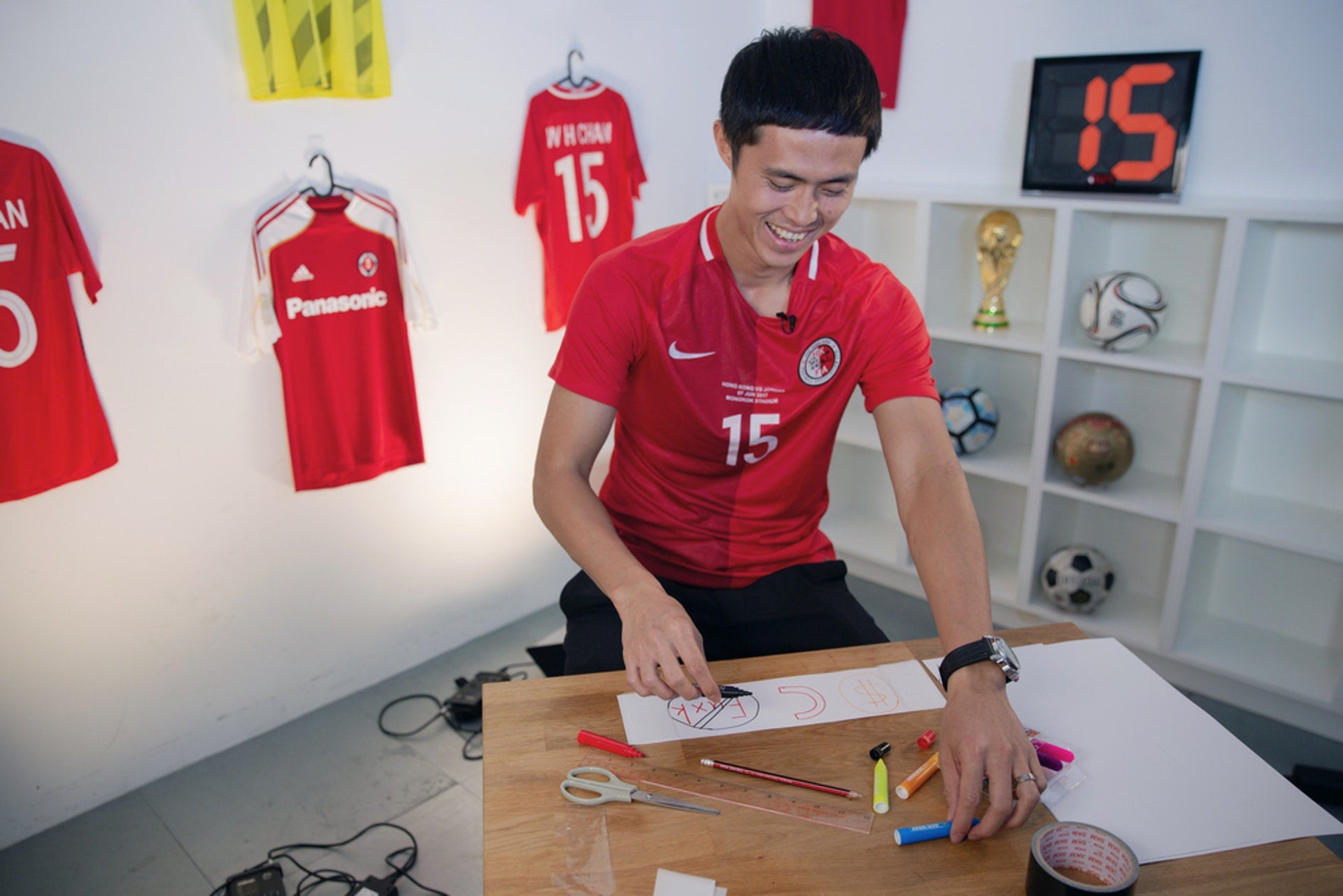 2016/18 Hong Kong #15 Home Jersey (L)