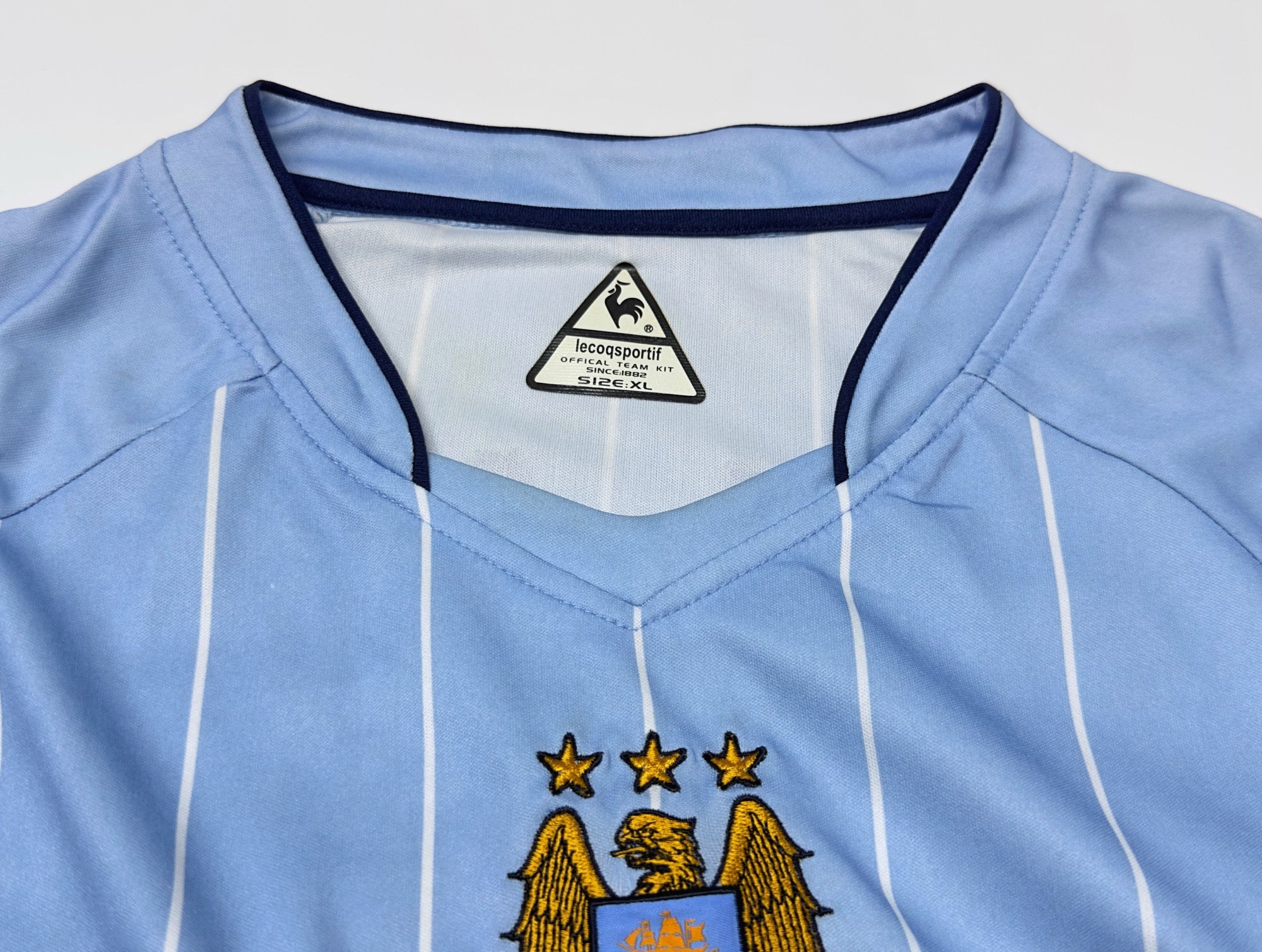 2007/08 Man City #7 IRELAND Home Jersey (XL)