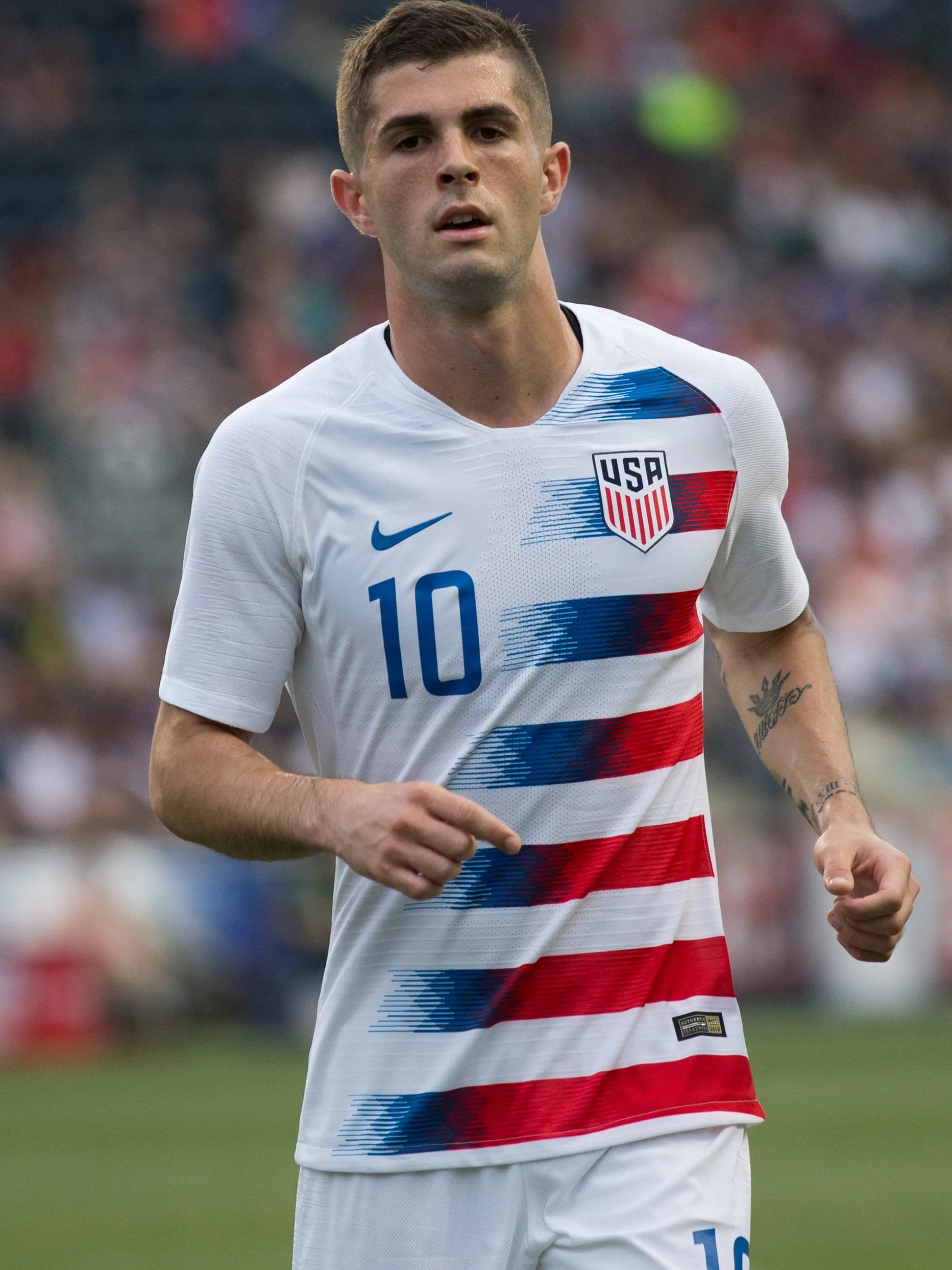 2018/19 USA #10 PULISIC Home Jersey (M)