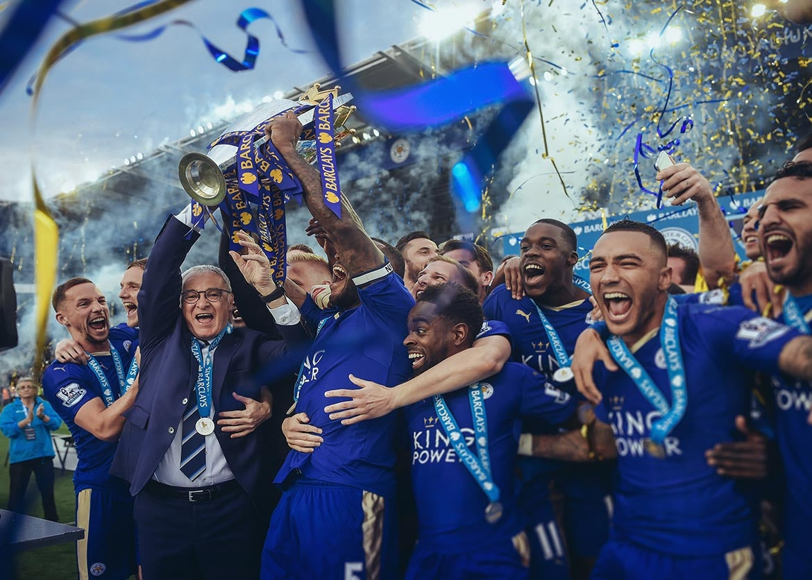 2015/16 Leicester City Home Jersey (M)