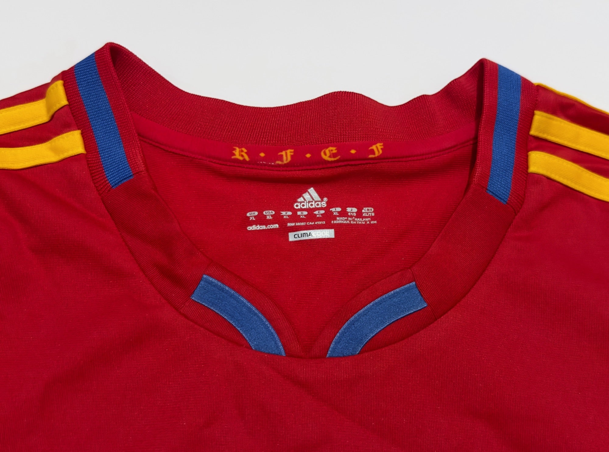 2010 Spain #7 DAVID VILLA Home Jersey (XL)