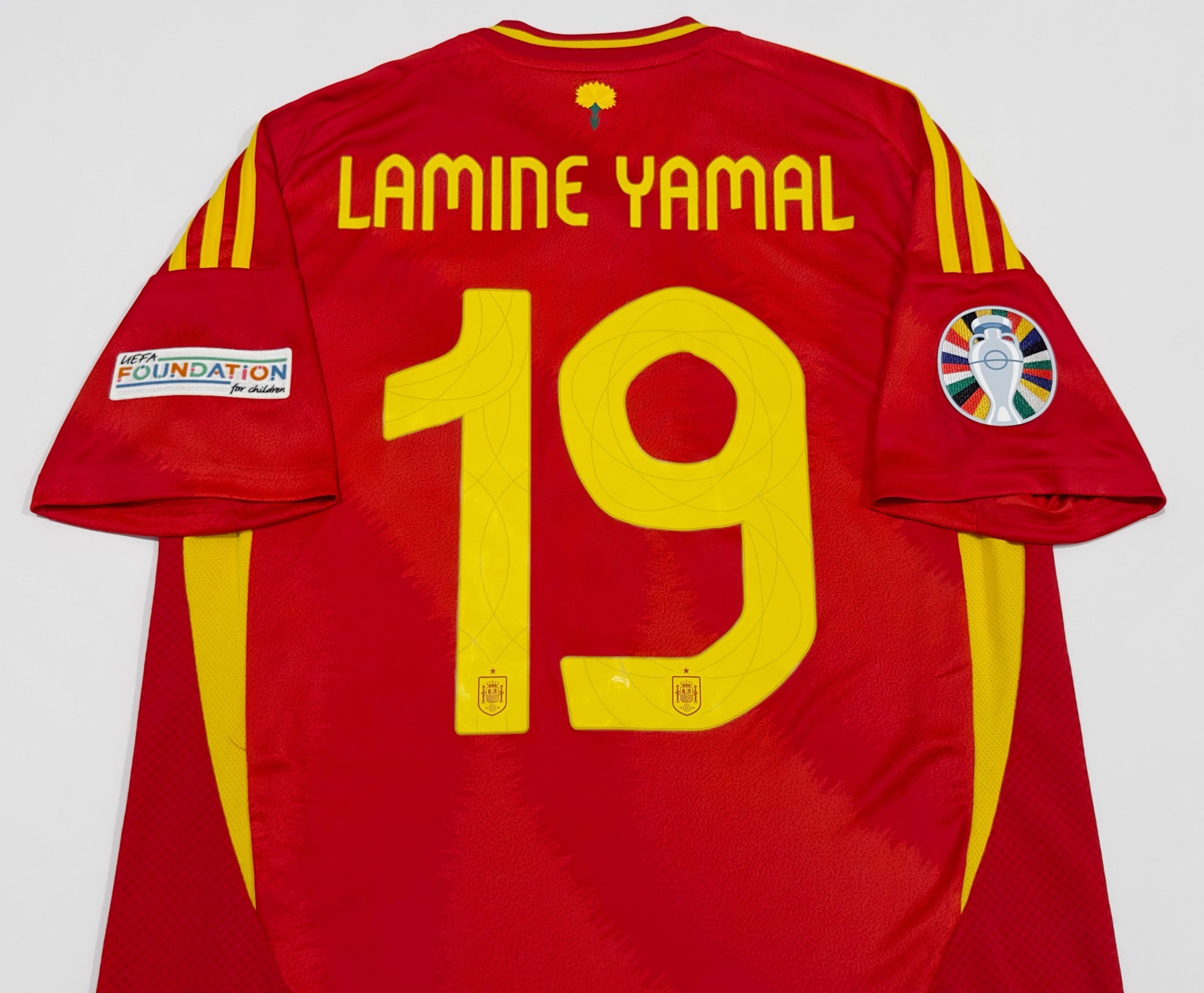 2024/25 Spain #19 LAMINE YAMAL Home Jersey (L)