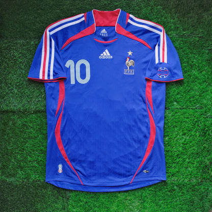 2006/07 France #10 ZIDANE Home Jersey (S)