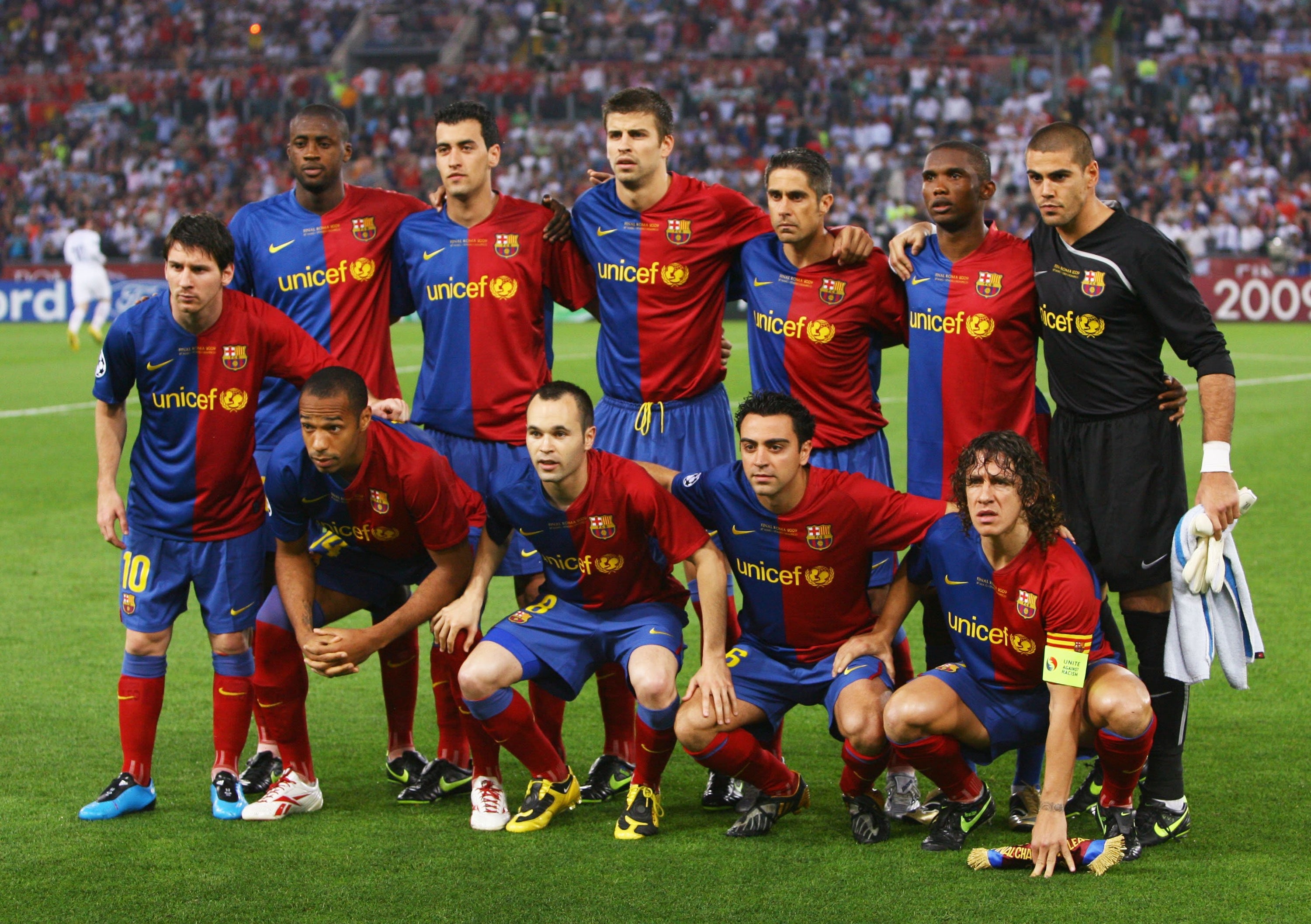 2008/09 Barcelona Home Jersey (L)