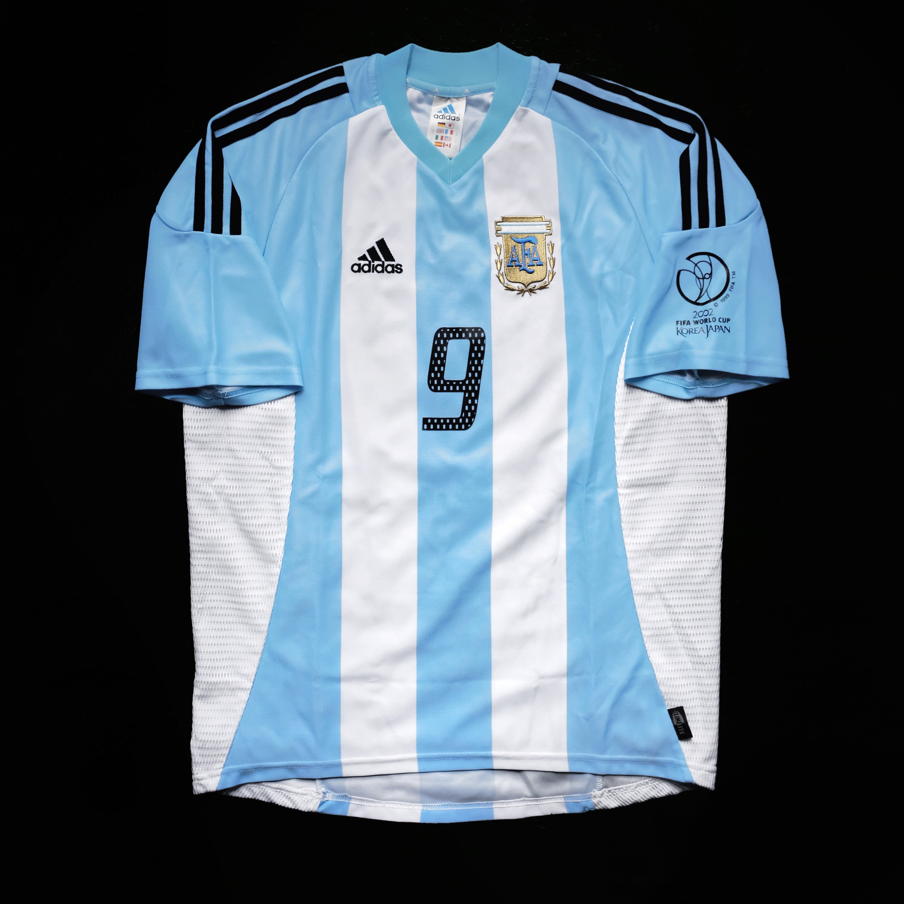 2002/03 Argentina #9 BATISTUTA Home Jersey (M)