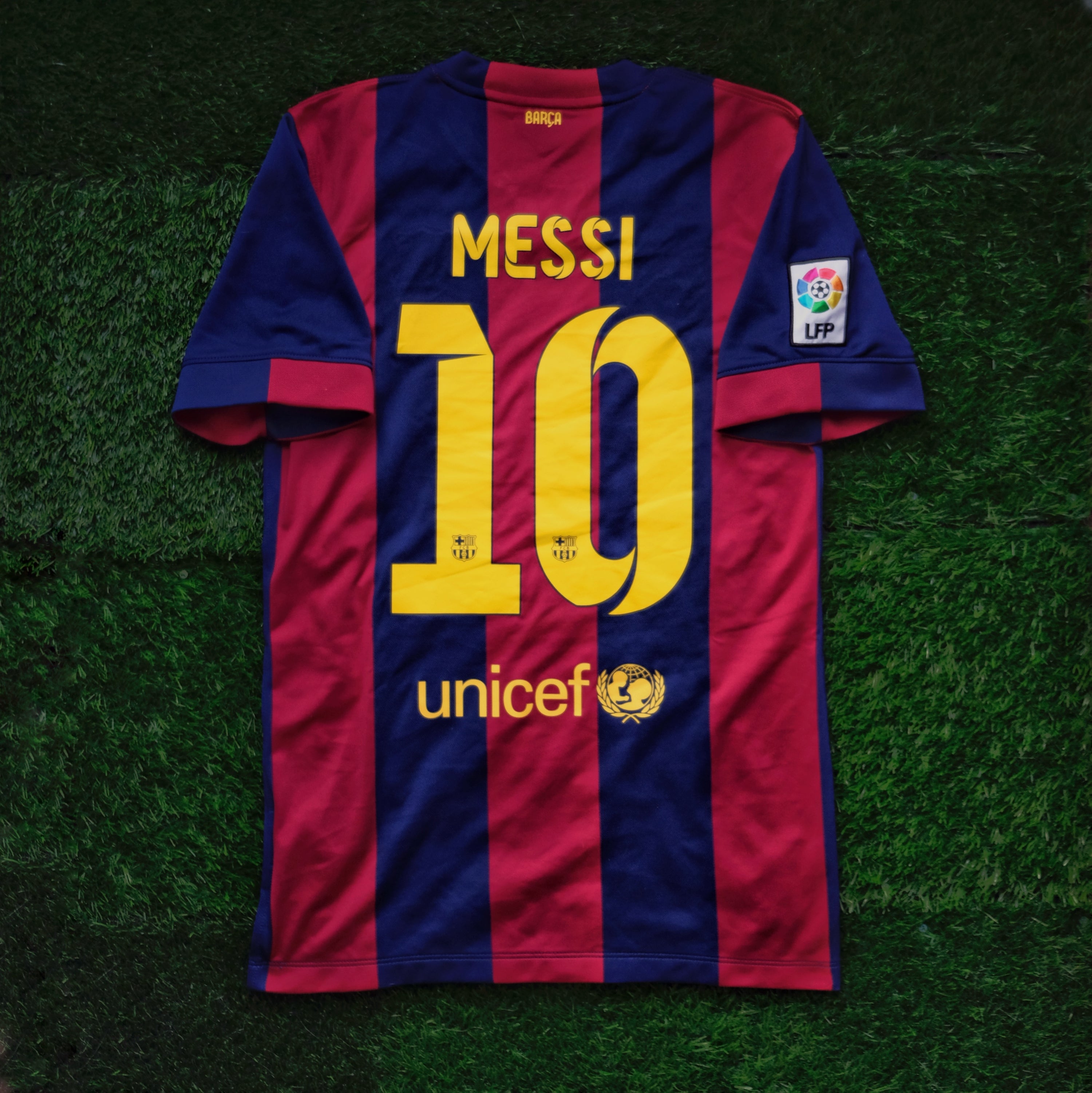 2014/15 Barcelona #10 MESSI Home Jersey (S)