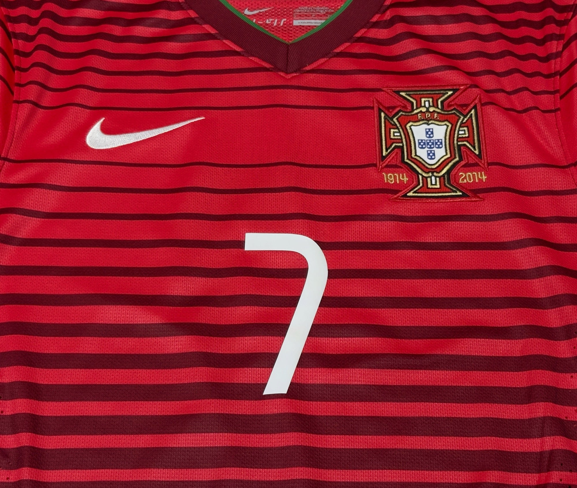 2014/15 Portugal #7 RONALDO Home Jersey (S)