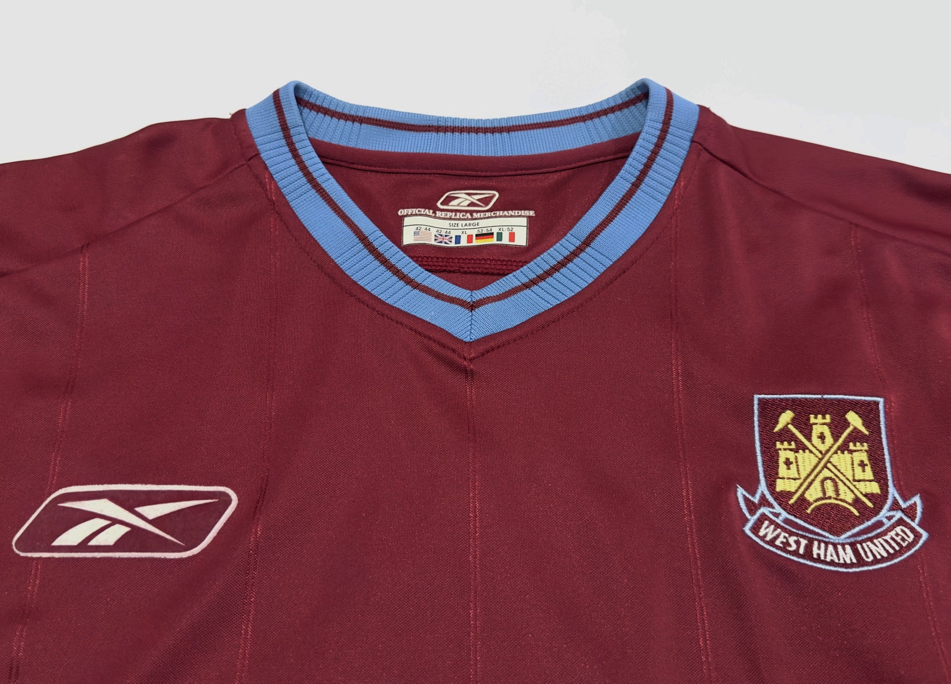 2003/05 West Ham #6 CARRICK Home Jersey (L)