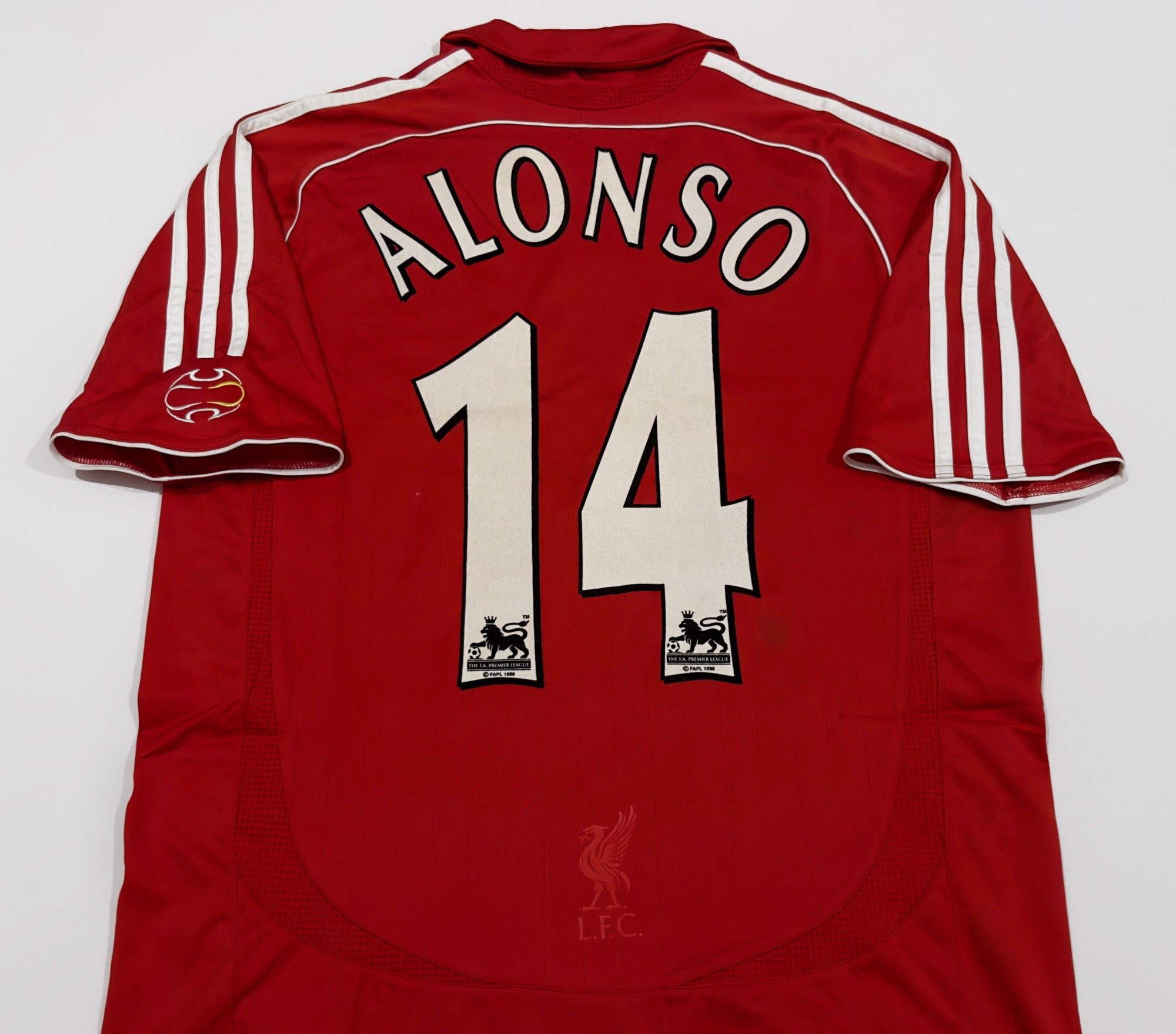 2006/08 Liverpool #14 ALONSO Home Jersey (M)