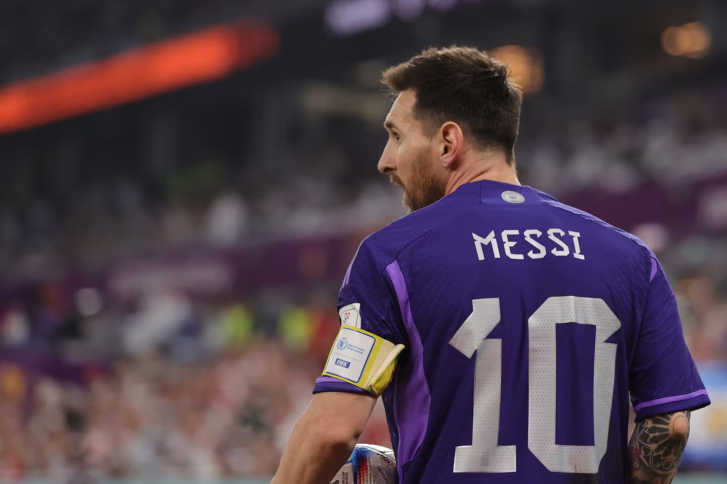 2022 Argentina #10 MESSI Away Jersey (L)