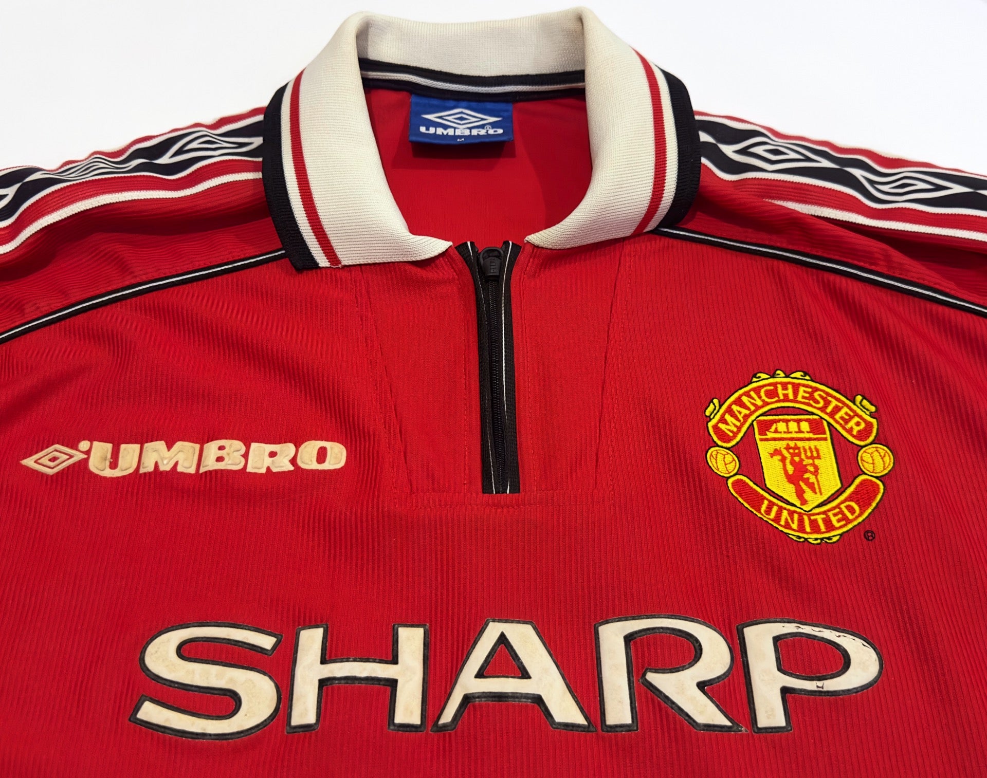 1998/00 Man Utd Home Jersey (M) – Double Kick Football