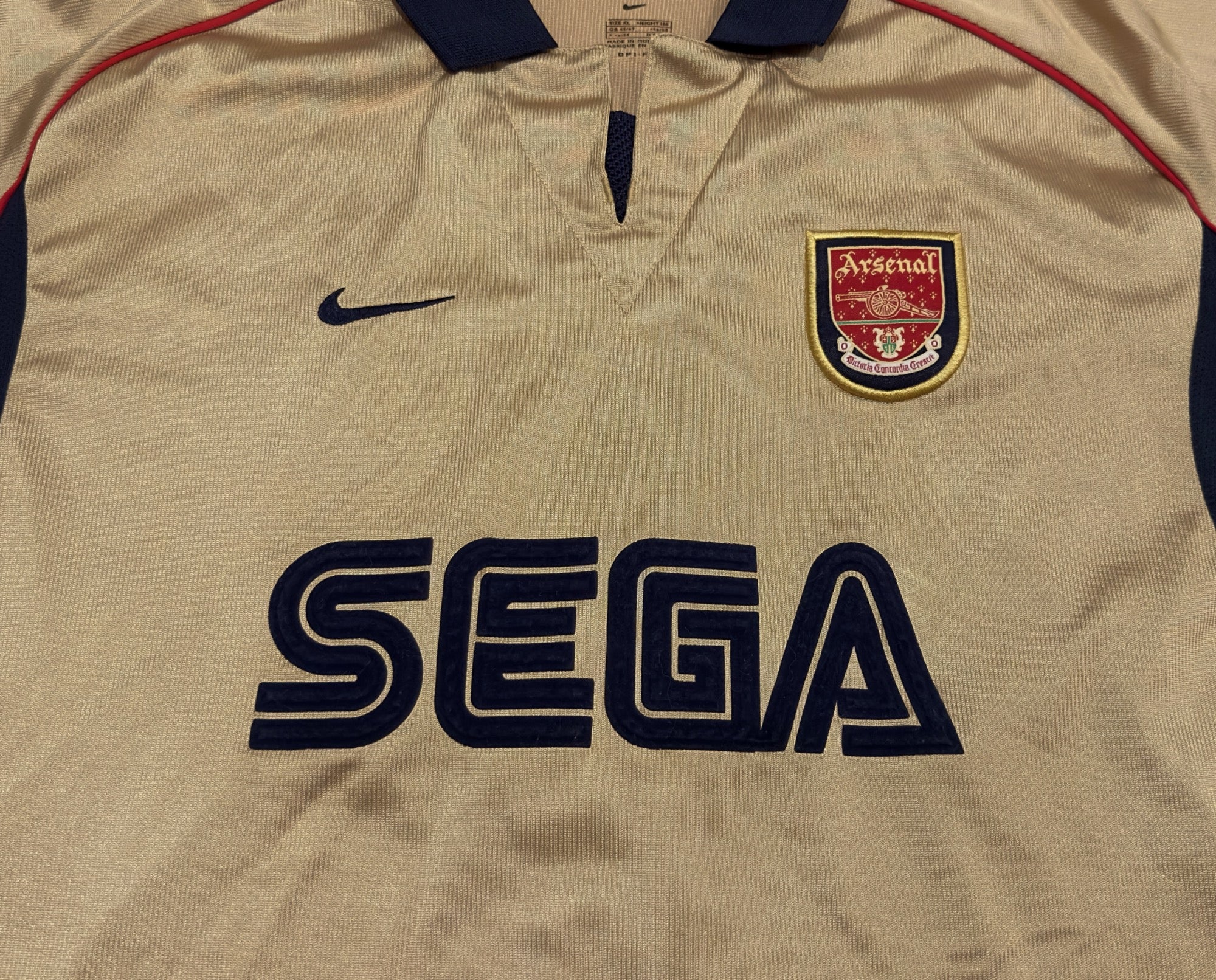 2001/02 Arsenal #8 LJUNGBERG Away Jersey (XL)