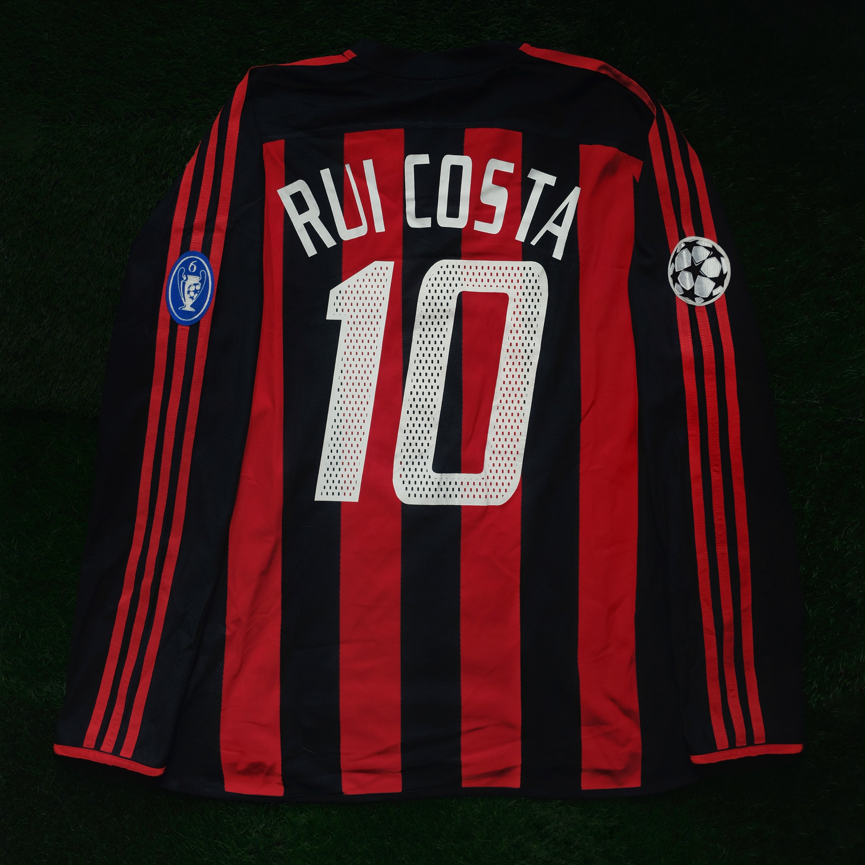 2003/04 AC Milan #10 RUI COSTA Home Jersey (L) L/S