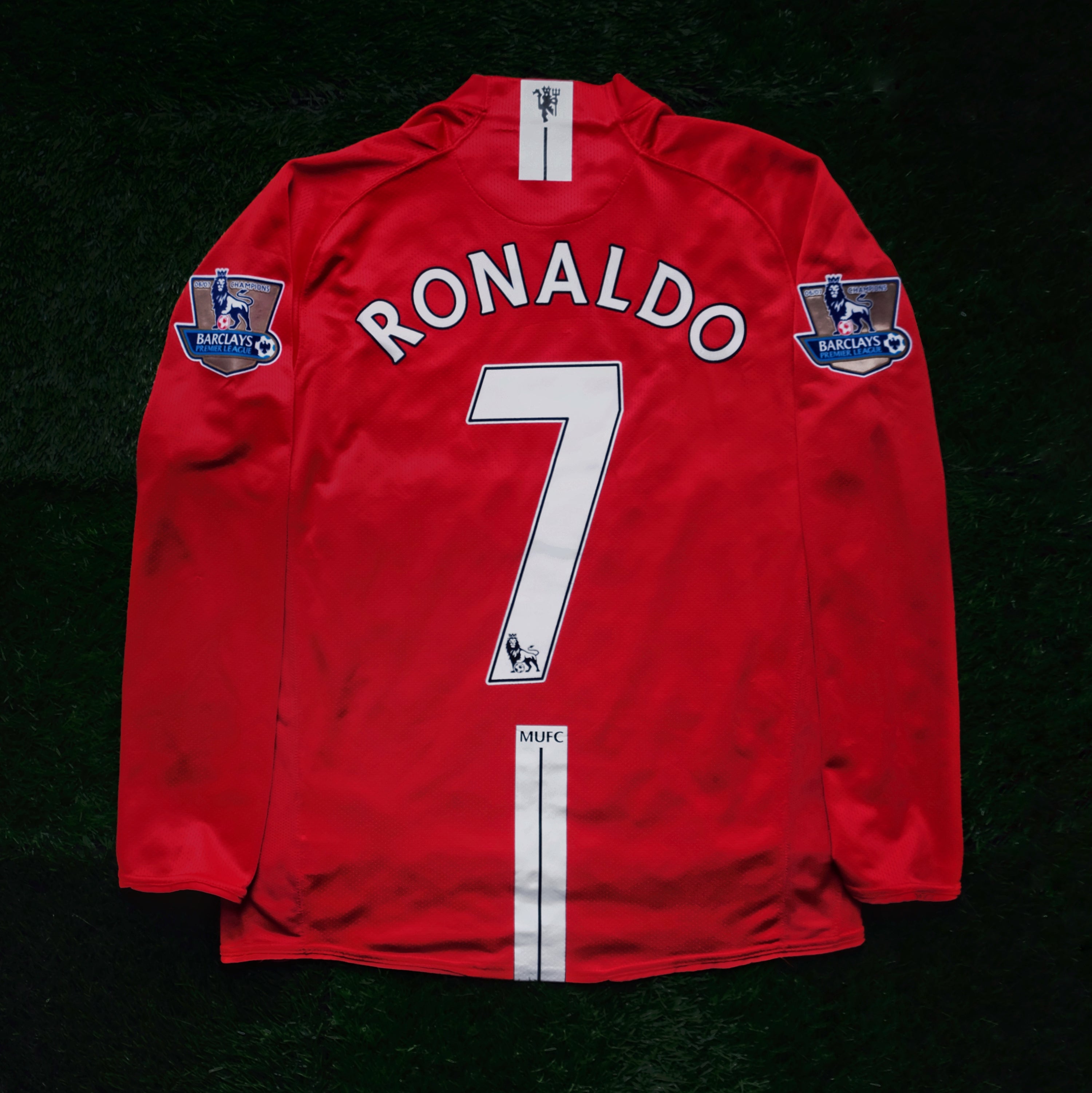 2007/08 Man Utd #7 RONALDO Home Jersey (M) L/S
