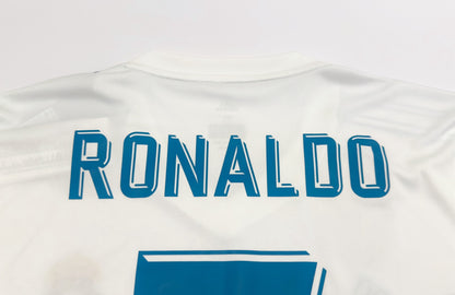 2017/18 Real Madrid #7 RONALDO Home Jersey (S) L/S