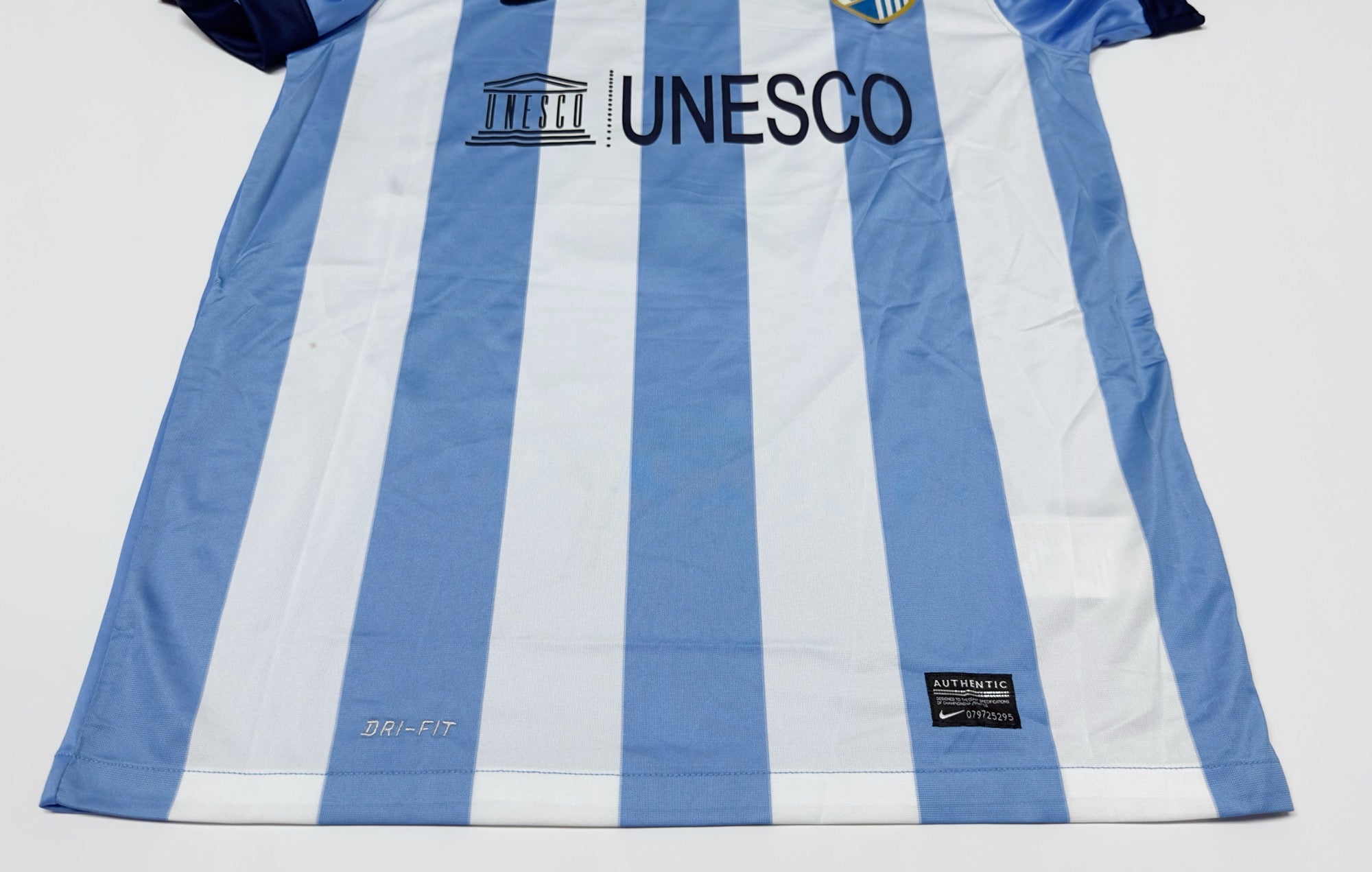 2013/14 Malaga #9 SANTA CRUZ Home Jersey (M)