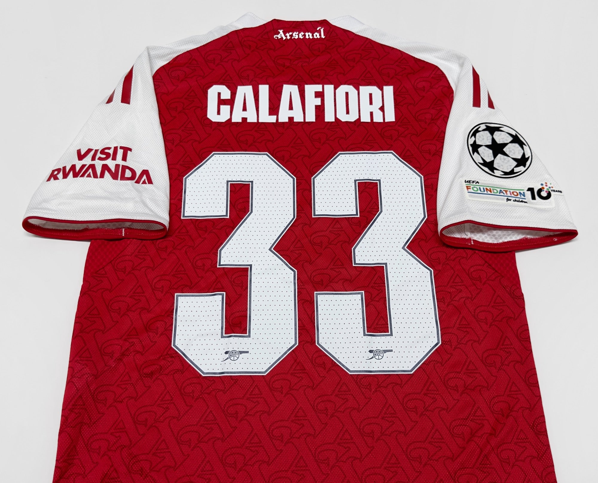 2025/26 Arsenal #33 CALAFIORI Home Jersey (S)