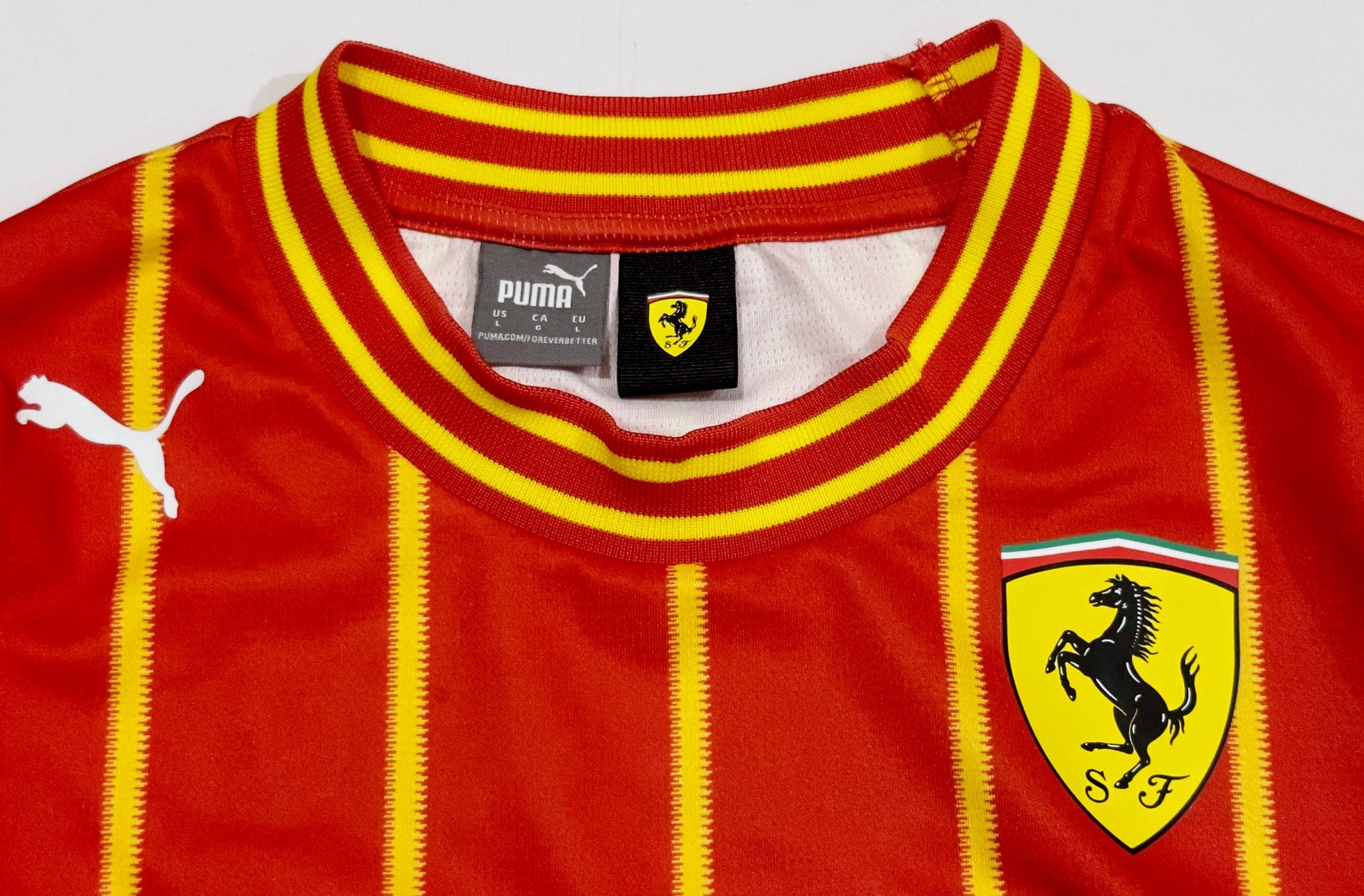 PUMA x Scuderia Ferrari #16 LECLERC Soccer Jersey (L)