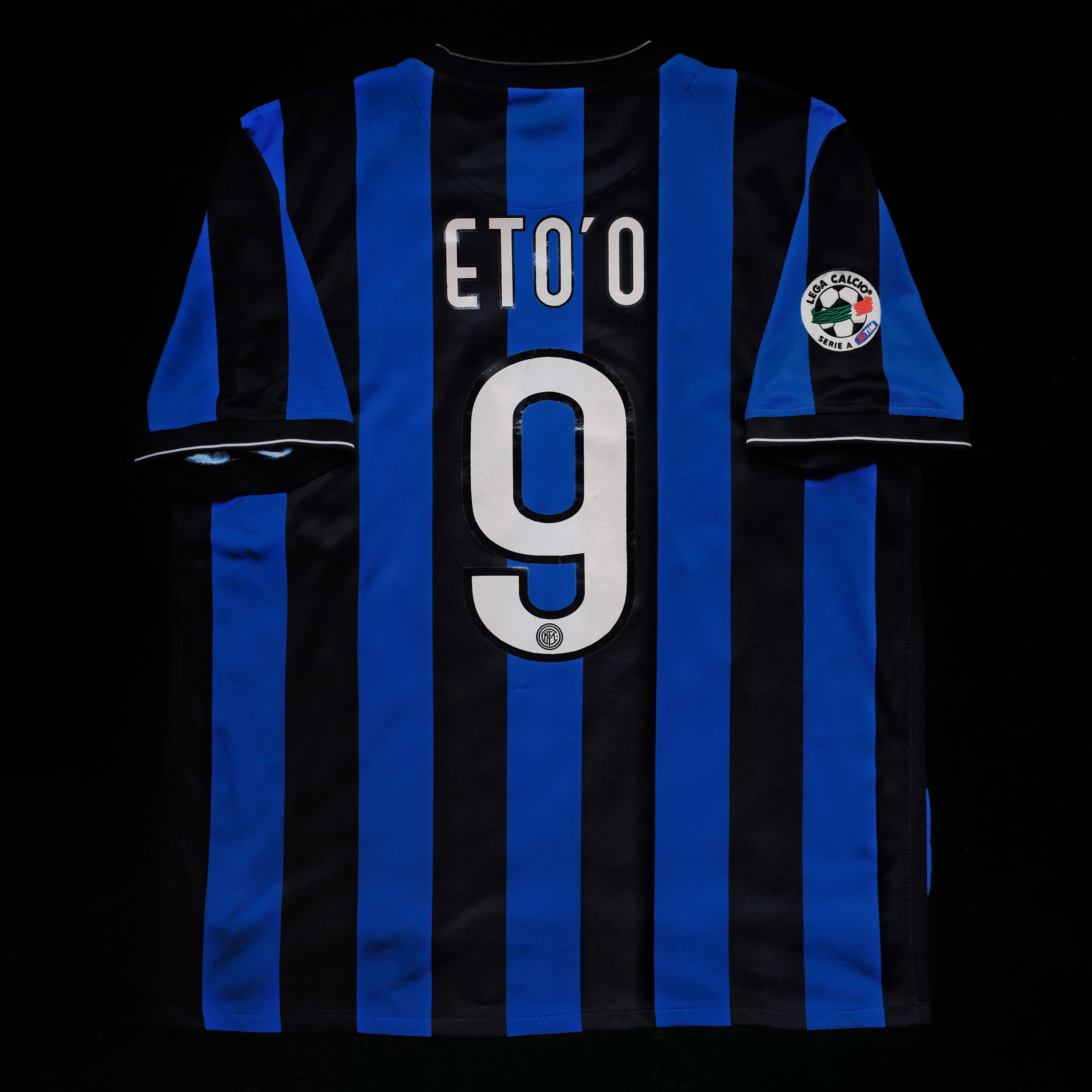 2009/10 Inter Milan #9 ETO'O Home Jersey (XL)