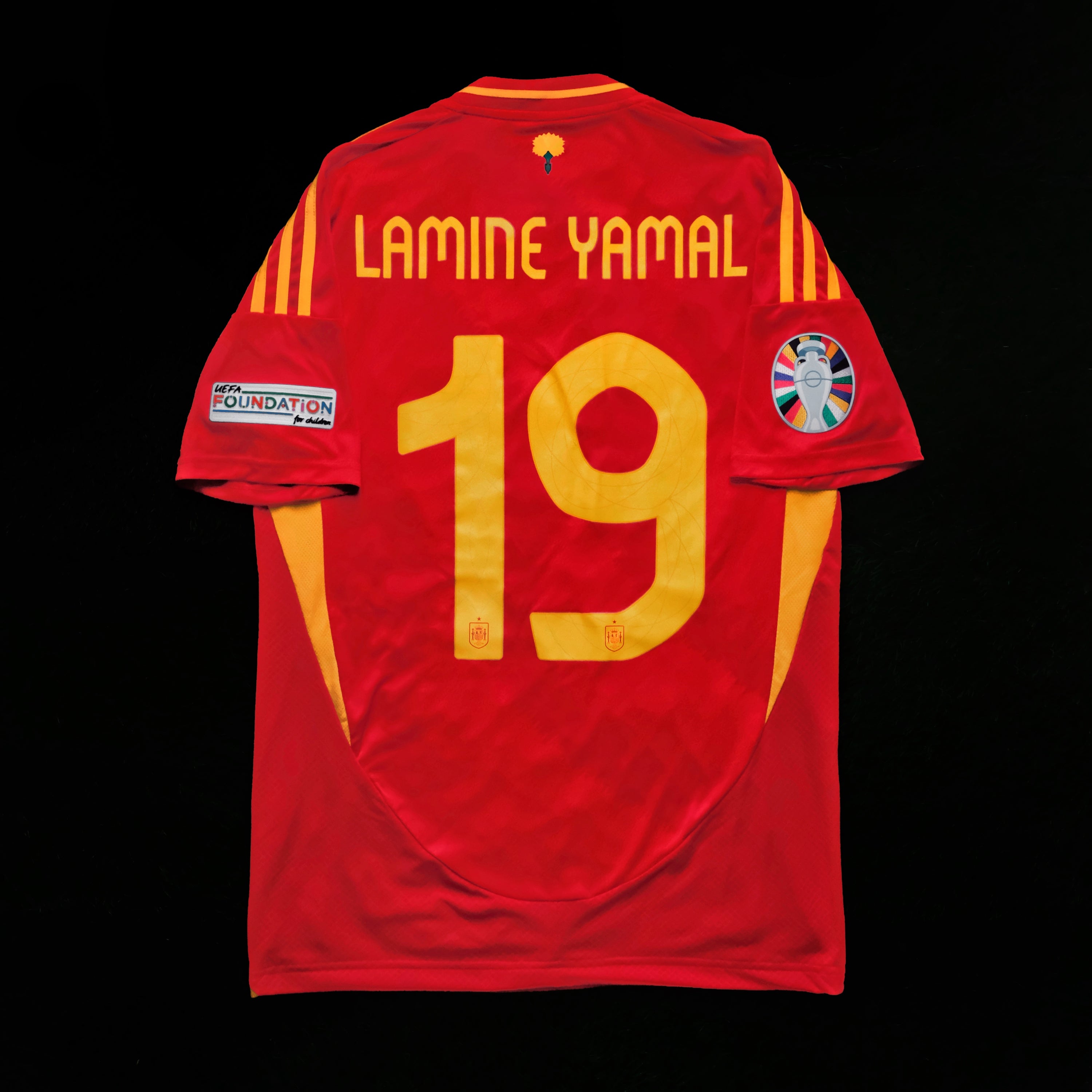 2024/25 Spain #19 LAMINE YAMAL Home Jersey (M)