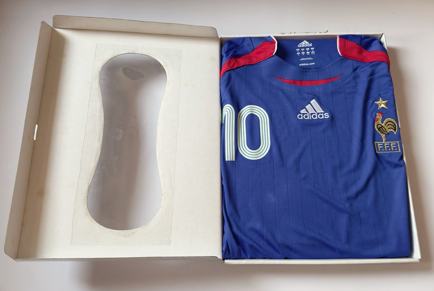 2006 France #10 ZIDANE Home Jersey Boxset (XL)