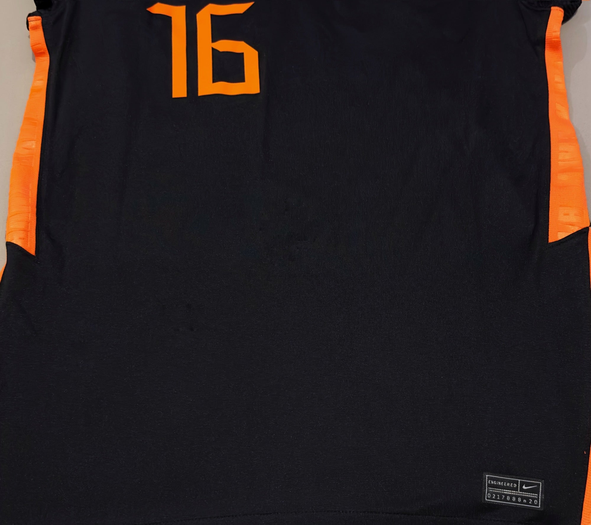 2020/21 Netherlands #16 GRAVENBERCH Away Jersey (S)