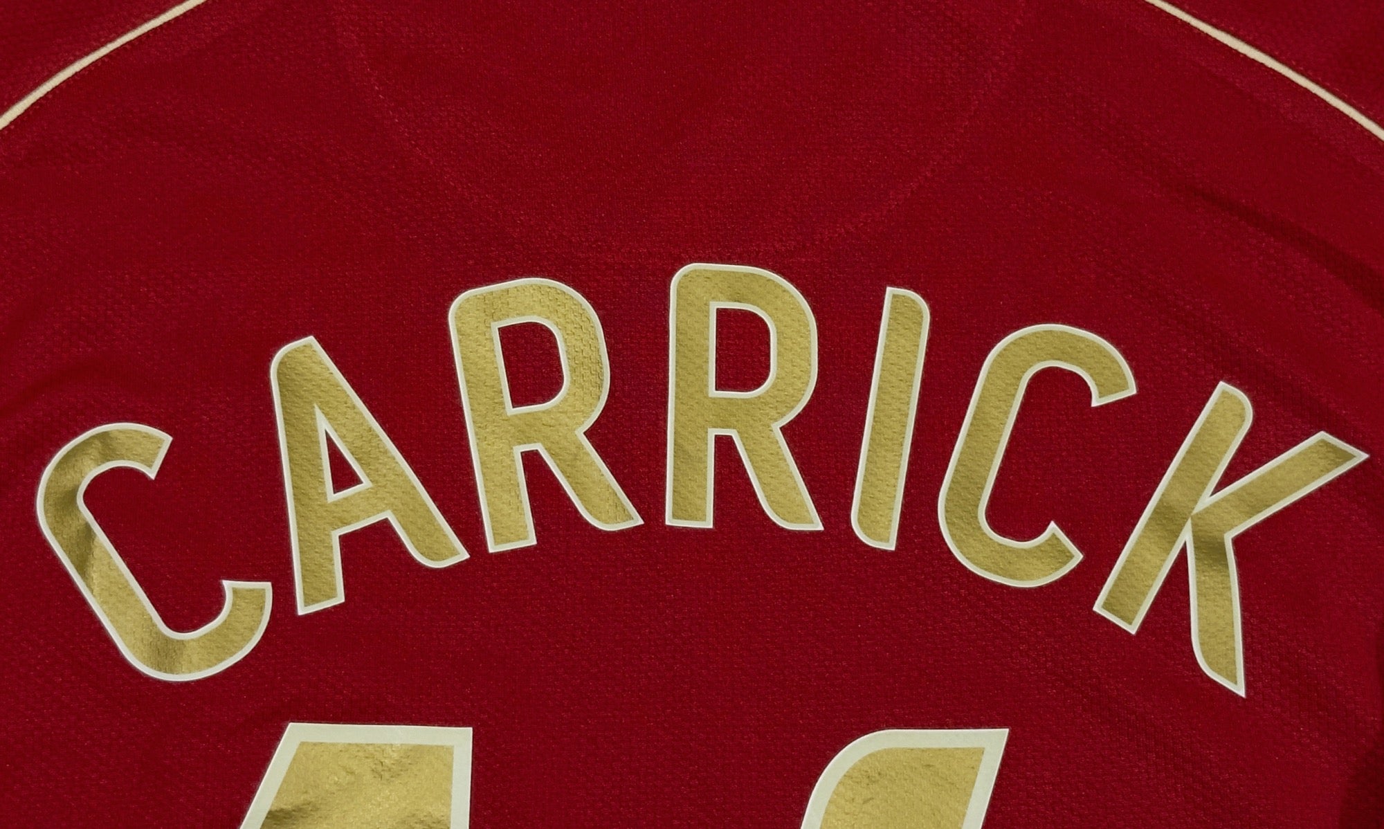 2006/07 Man Utd #16 CARRICK Home Jersey (M)
