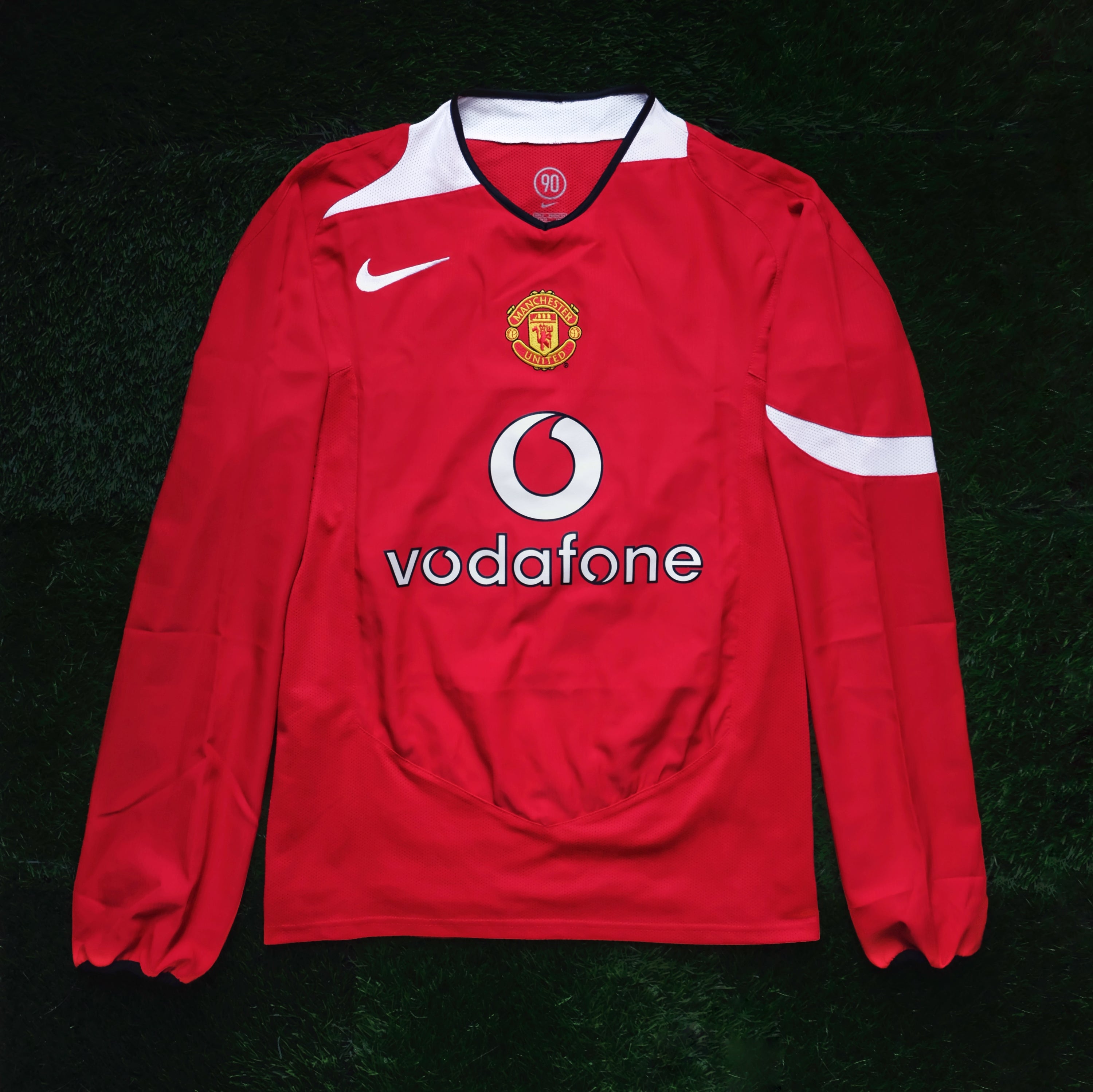 2004/06 Man Utd Home Jersey (S) L/S