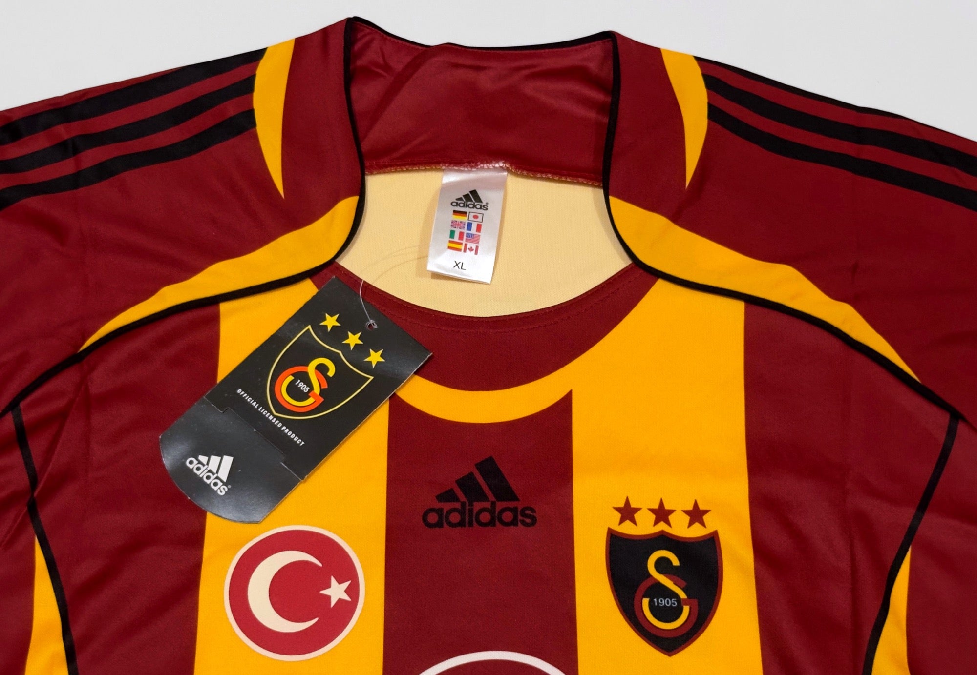 2006/07 Galatasaray #16 CARRUSCA Alternate Home Jersey (XL)