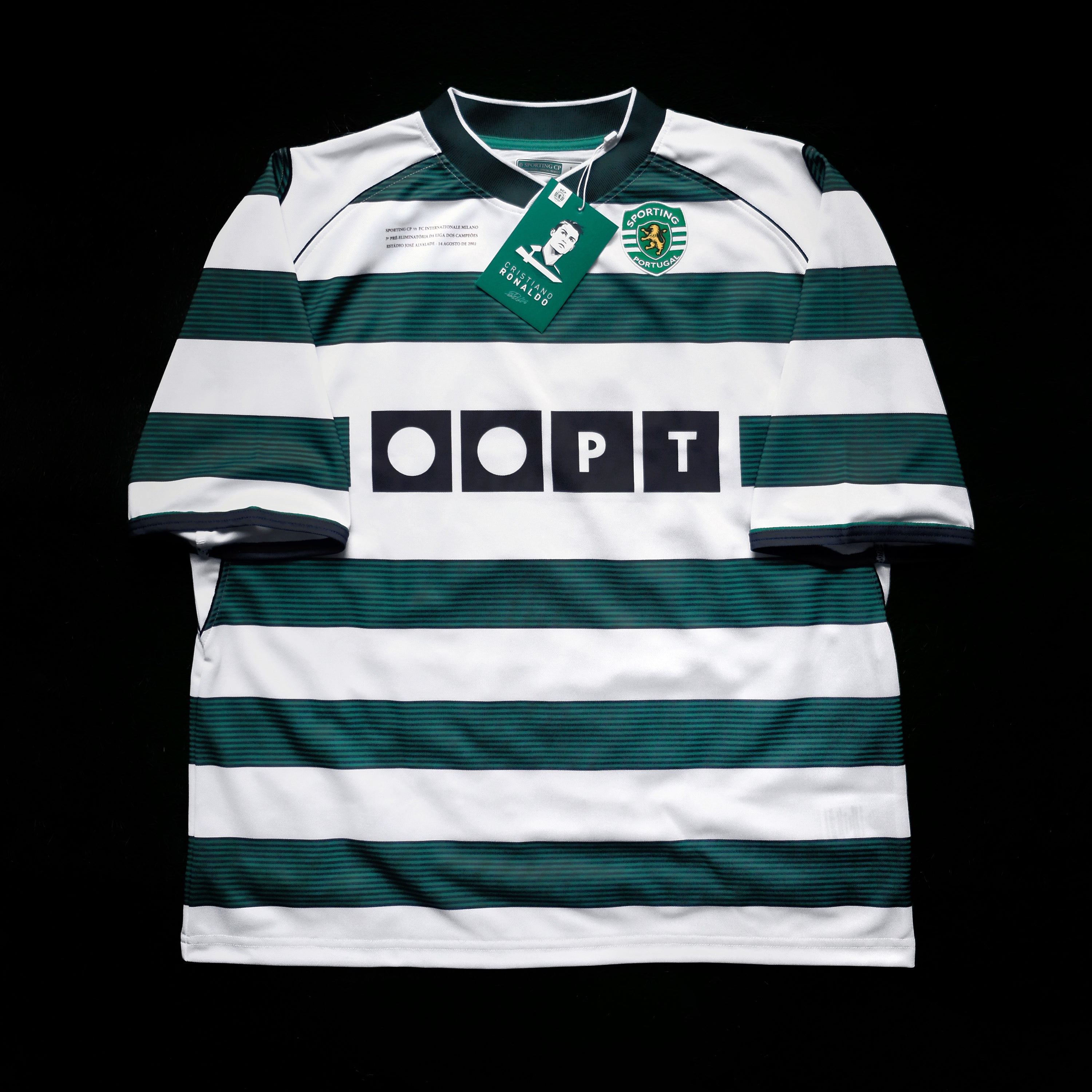 2002/03 Sporting CP #28 C.RONALDO Home Jersey Remake Boxset (L)