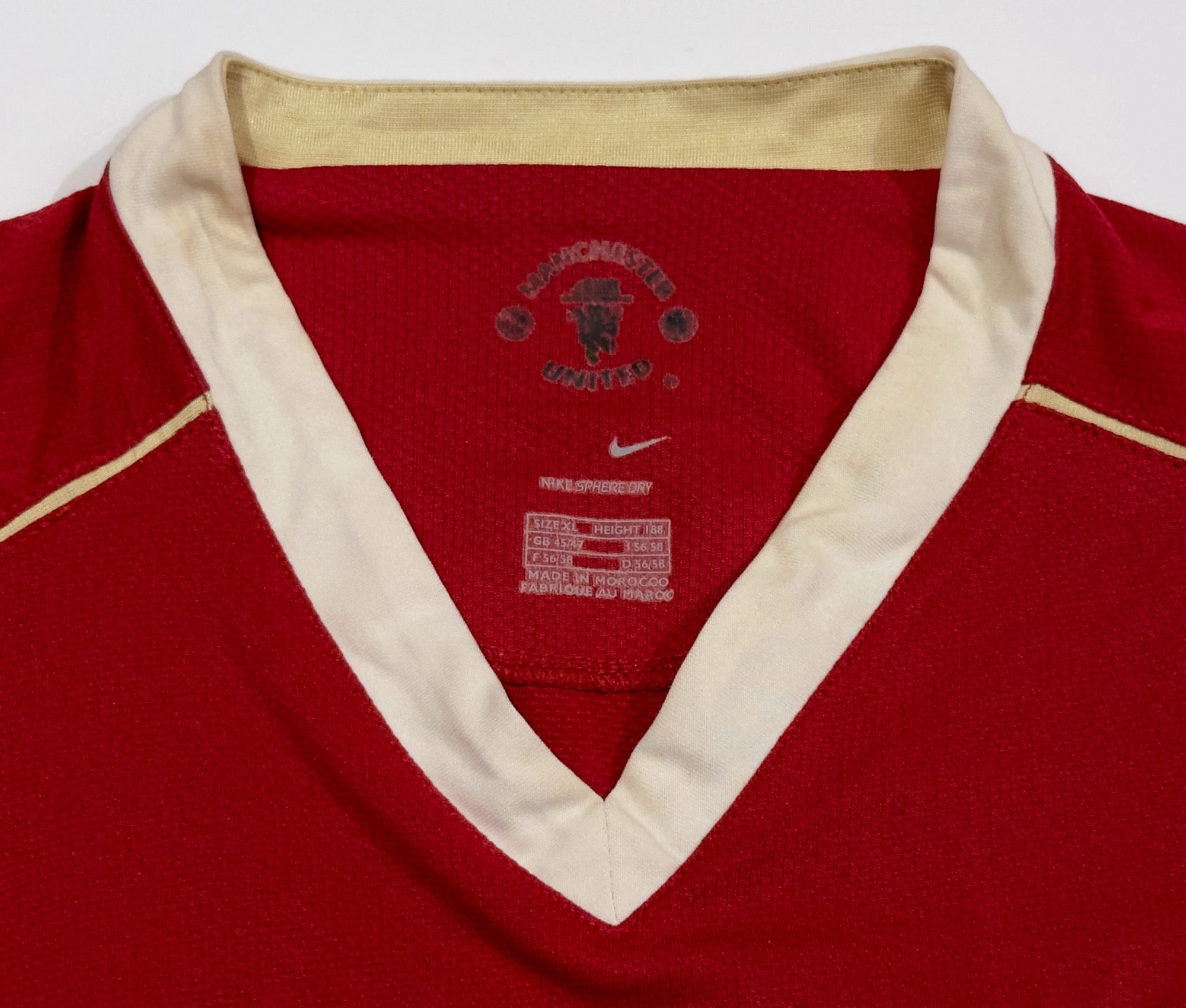 2006/07 Man Utd #5 FERDINAND Home Jersey (XL)