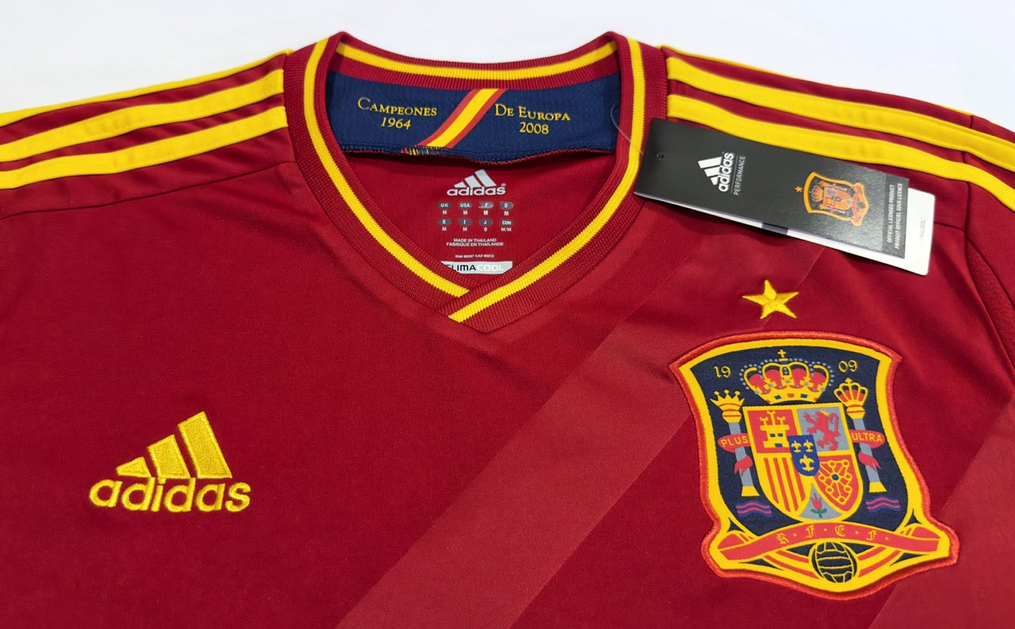 2012 Spain #21 SILVA Home Jersey (M)