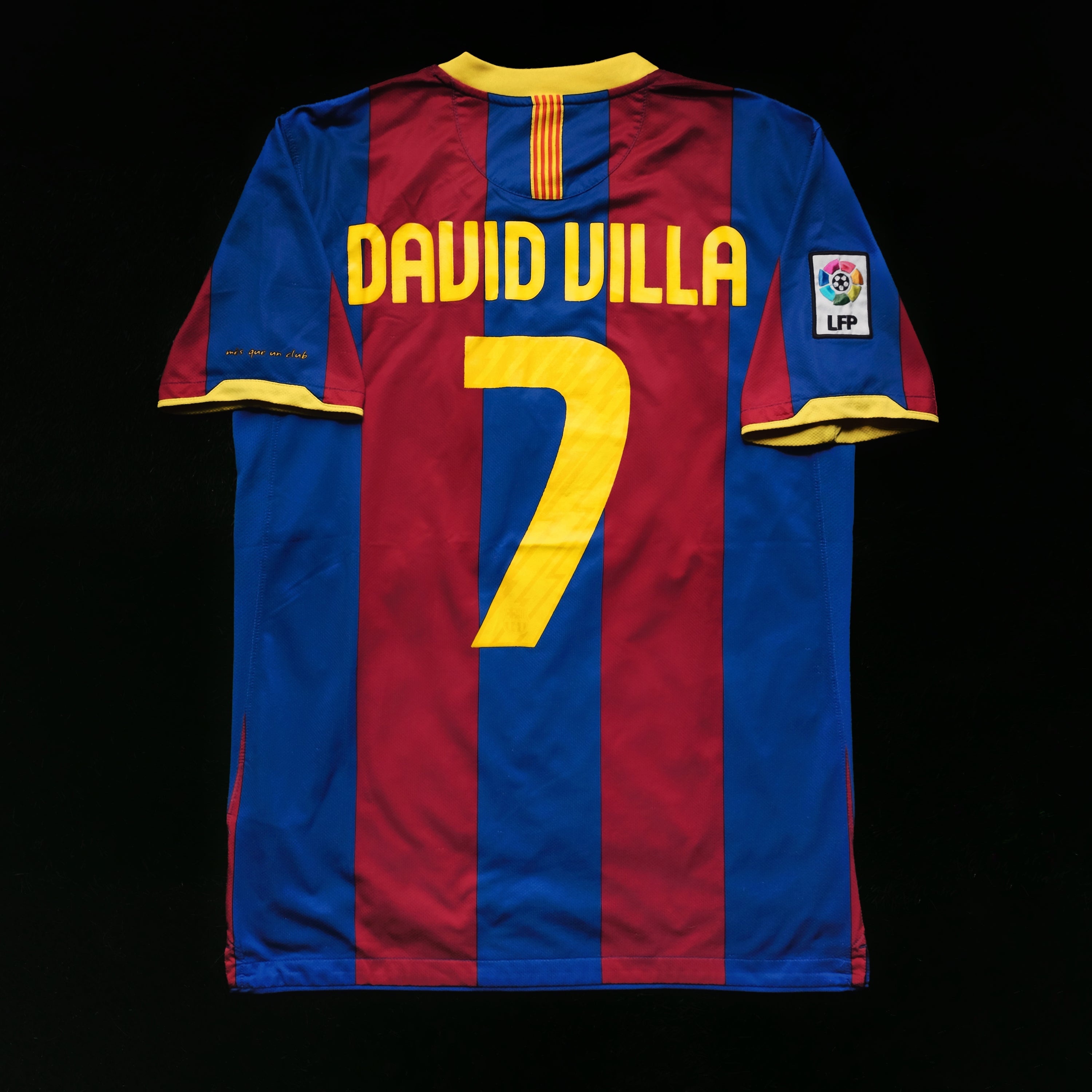 2010/11 Barcelona #7 DAVID VILLA Home Jersey (M)