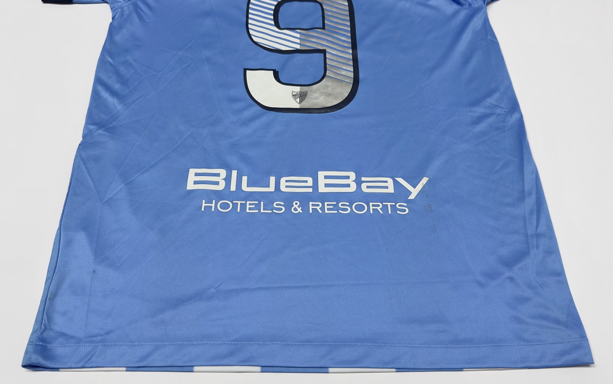 2013/14 Malaga #9 SANTA CRUZ Home Jersey (M)