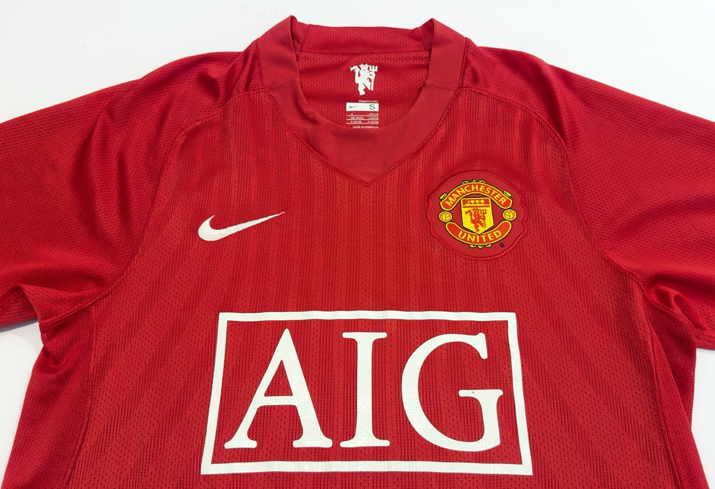 2007/09 Man Utd Home Jersey (S)