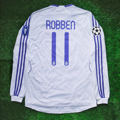 2007/08 Real Madrid #11 ROBBEN Home Jersey (M) L/S