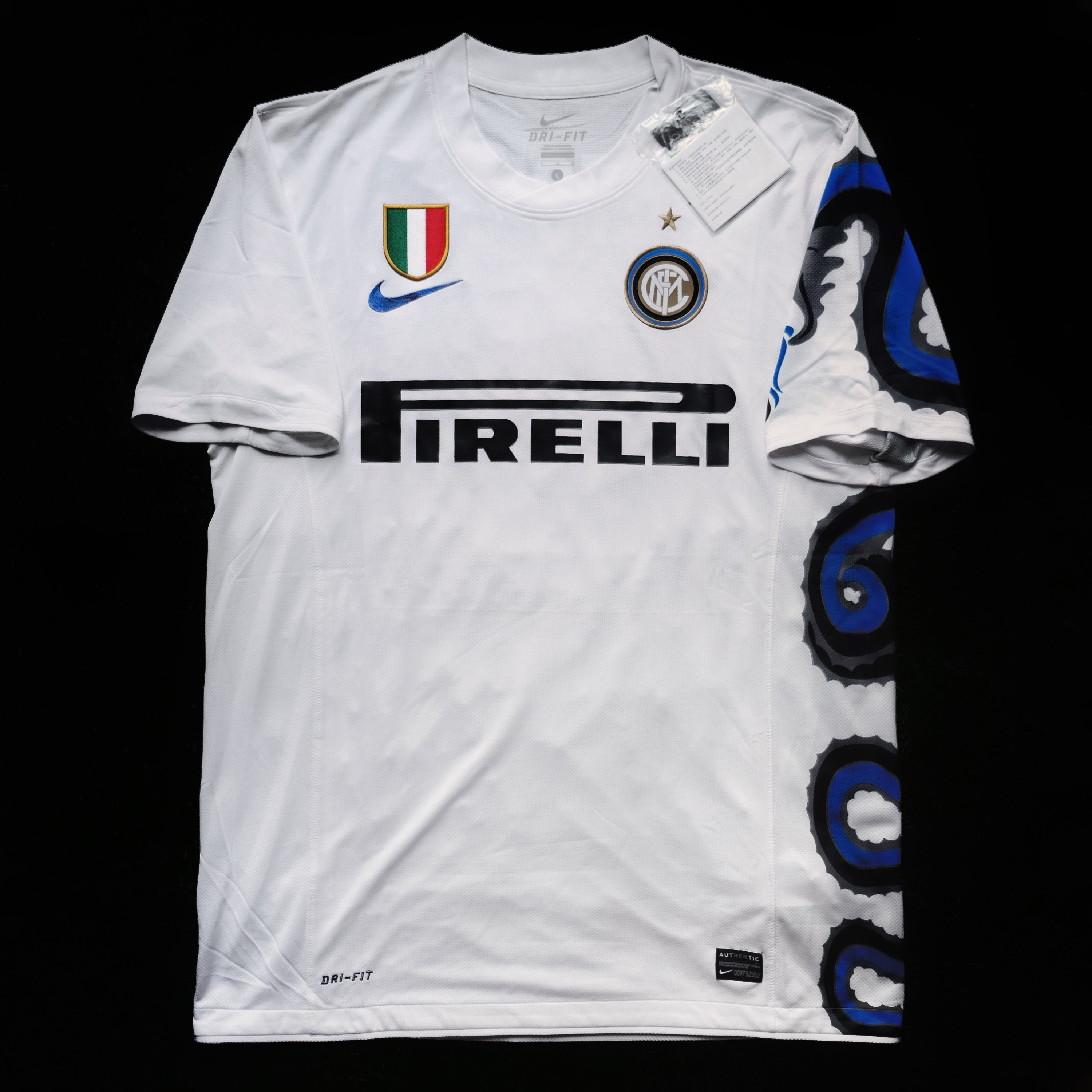 2010/11 Inter Milan #9 ETO'O Away Jersey (L)