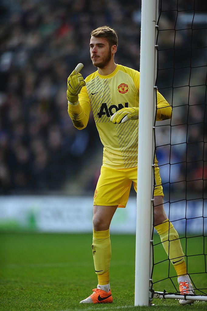 2013/14 Man Utd #1 DE GEA GK Jersey (M) L/S