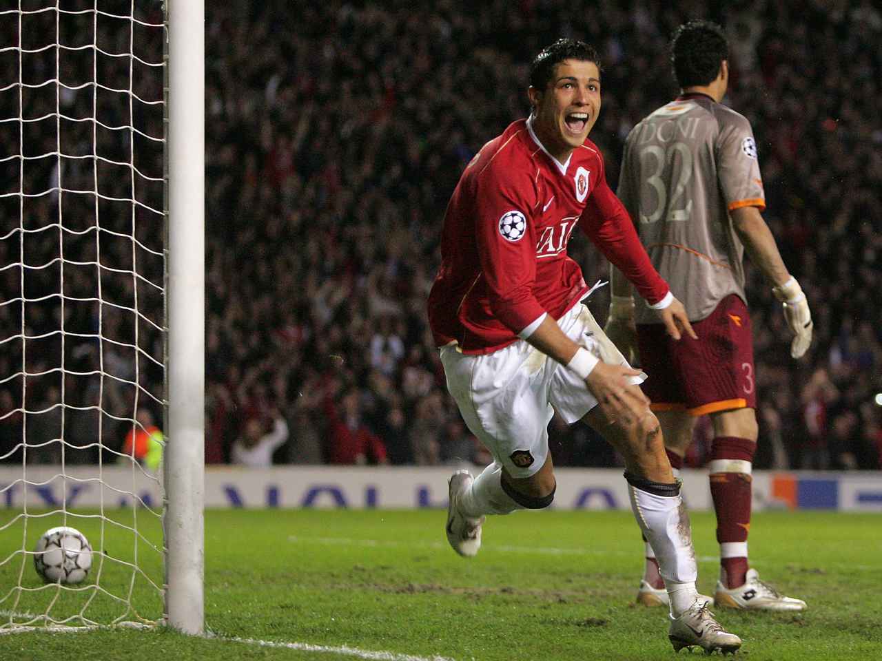 2006/07 Man Utd #7 RONALDO Home Jersey (L) L/S