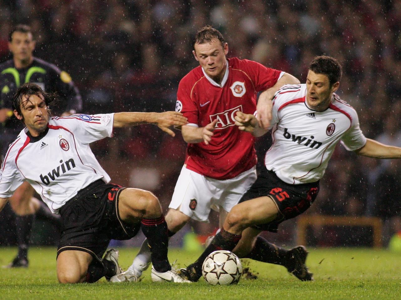 2006/07 Man Utd #8 ROONEY Home Jersey (S)