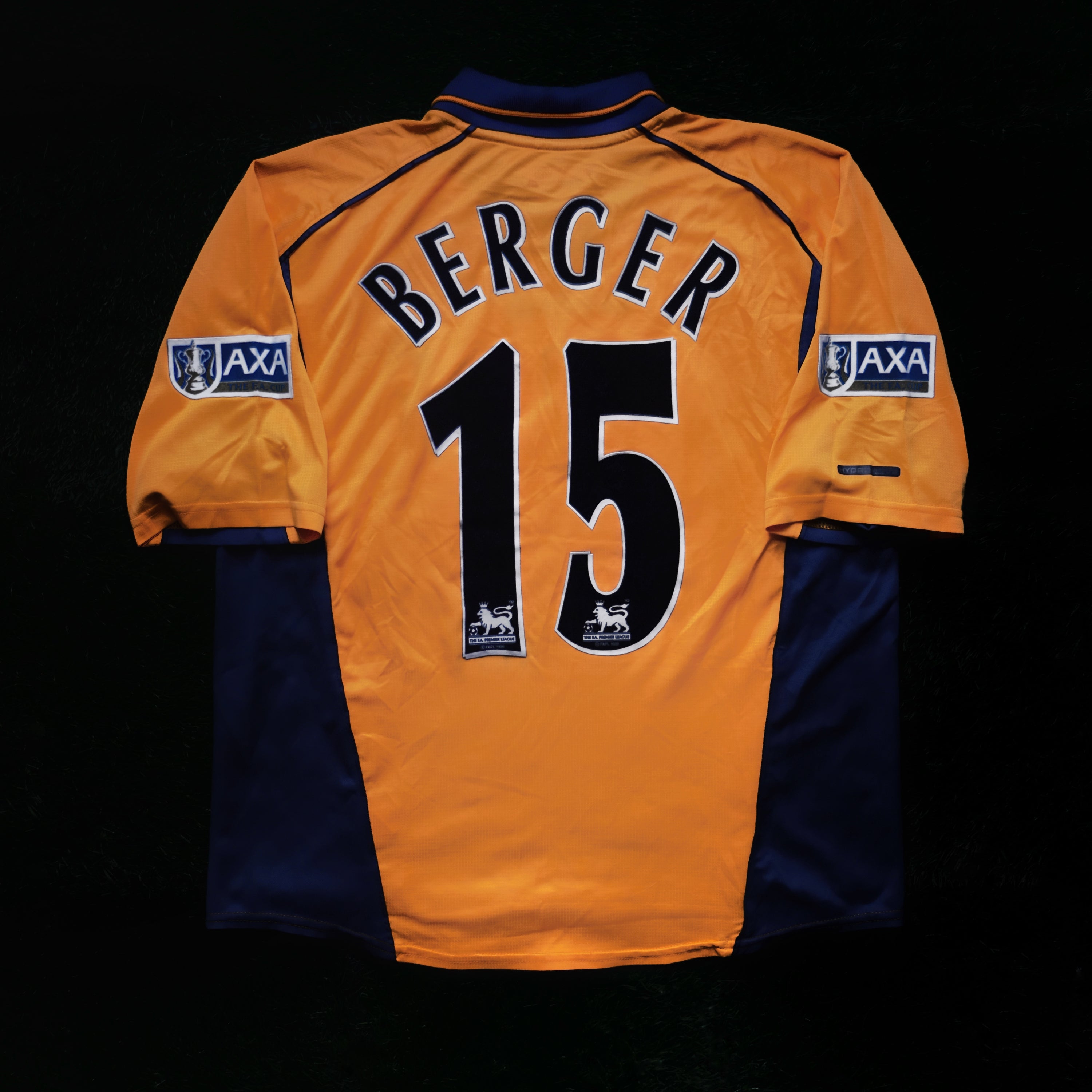 2000/02 Liverpool #15 BERGER Away Jersey (L)