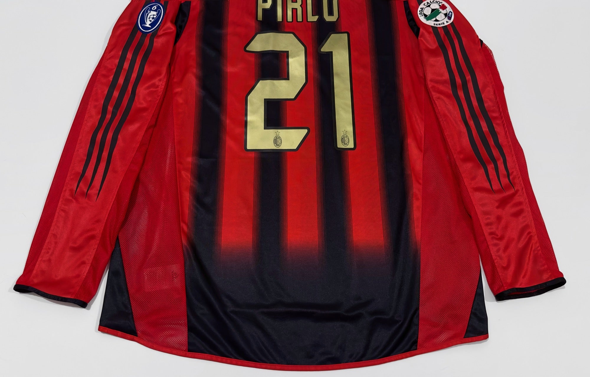 2004/05 AC Milan #21 PIRLO Home Jersey (L) L/S