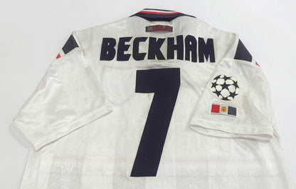 1997/99 Man Utd #7 BECKHAM Away Jersey (M)