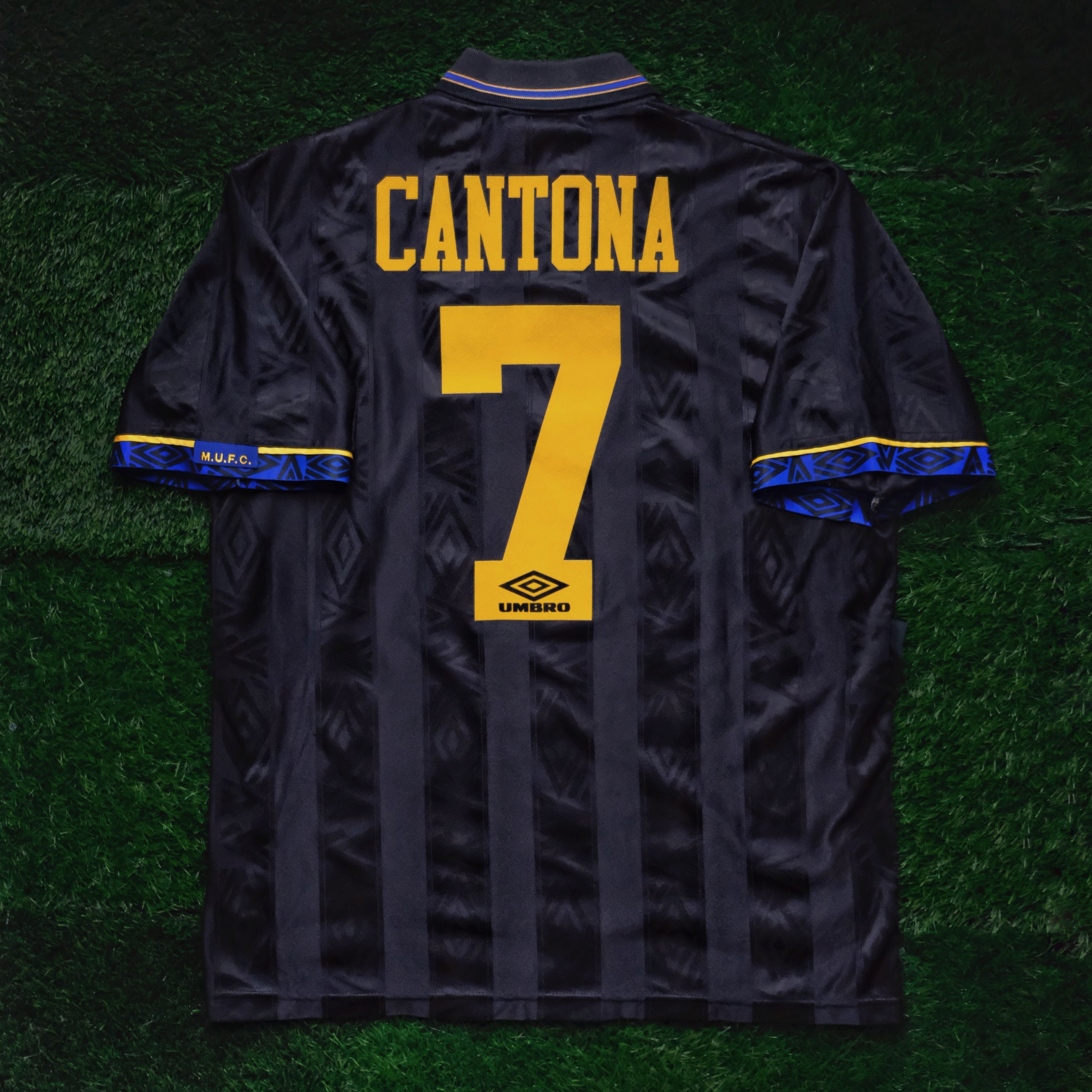 1993/95 Man Utd #7 CANTONA Away Jersey (L)