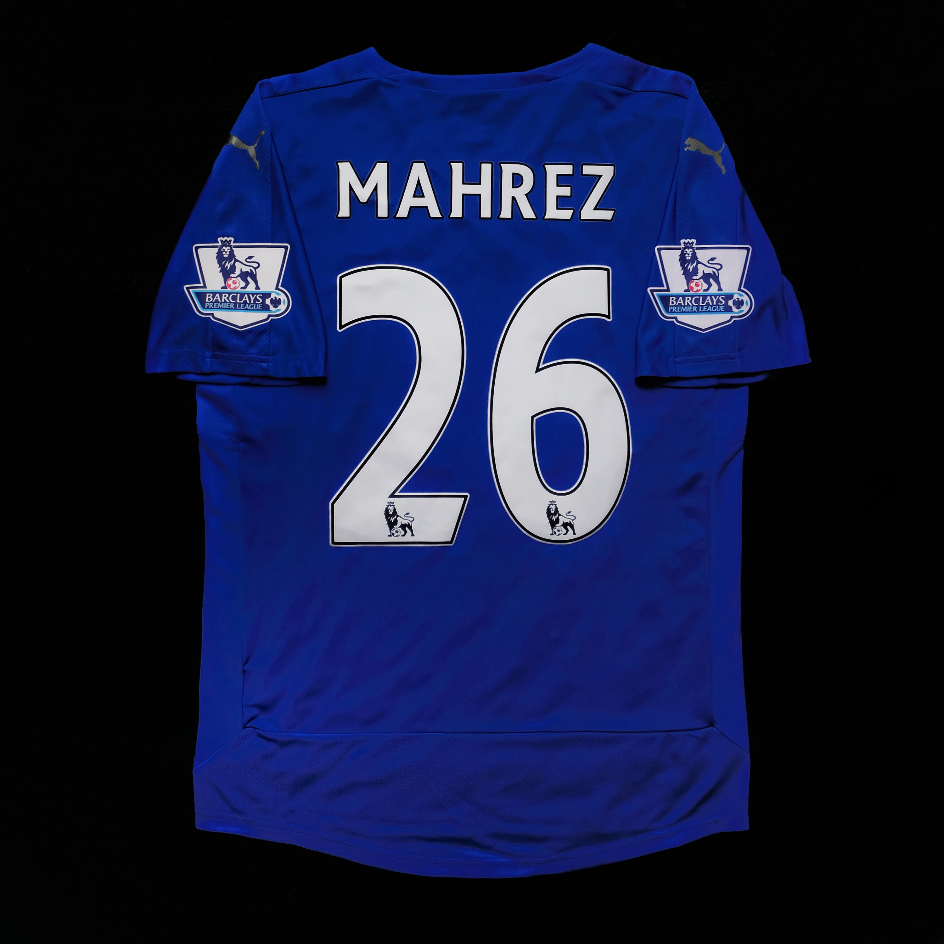2015/16 Leicester City #26 MAHREZ Home Jersey (M)