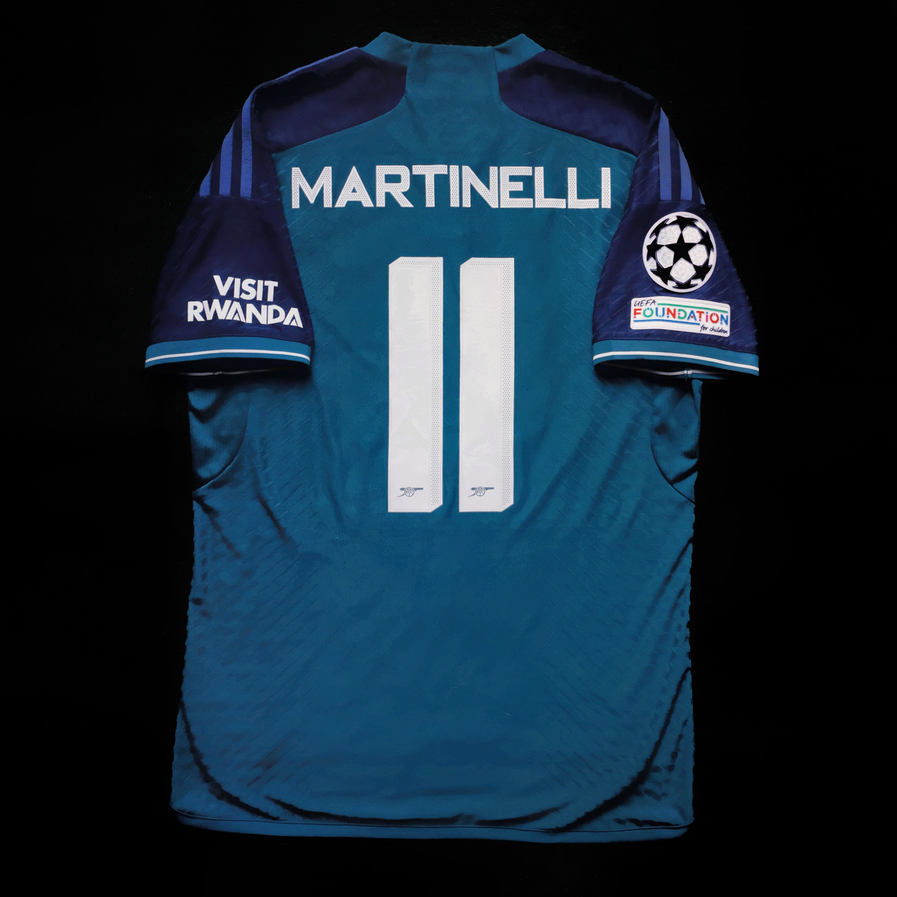 2023/24 Arsenal #11 MARTINELLI Third Jersey (M) – Double Kick