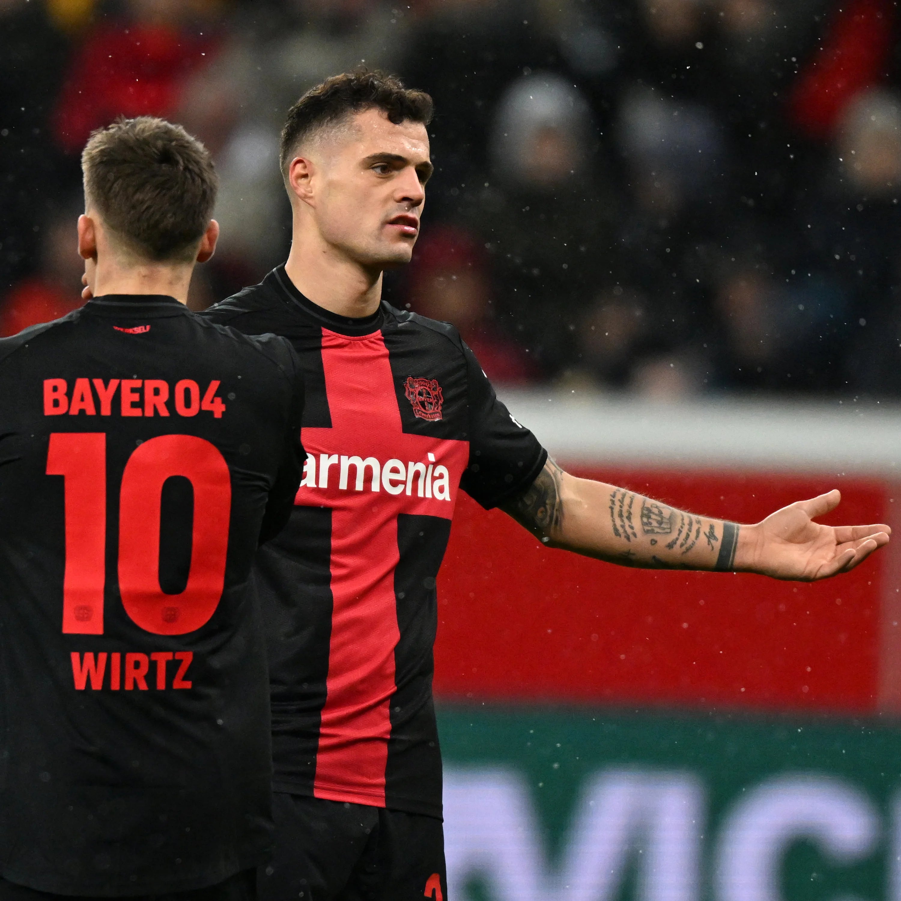 2023/24 Bayer Leverkusen #34 XHAKA Home Jersey (S)