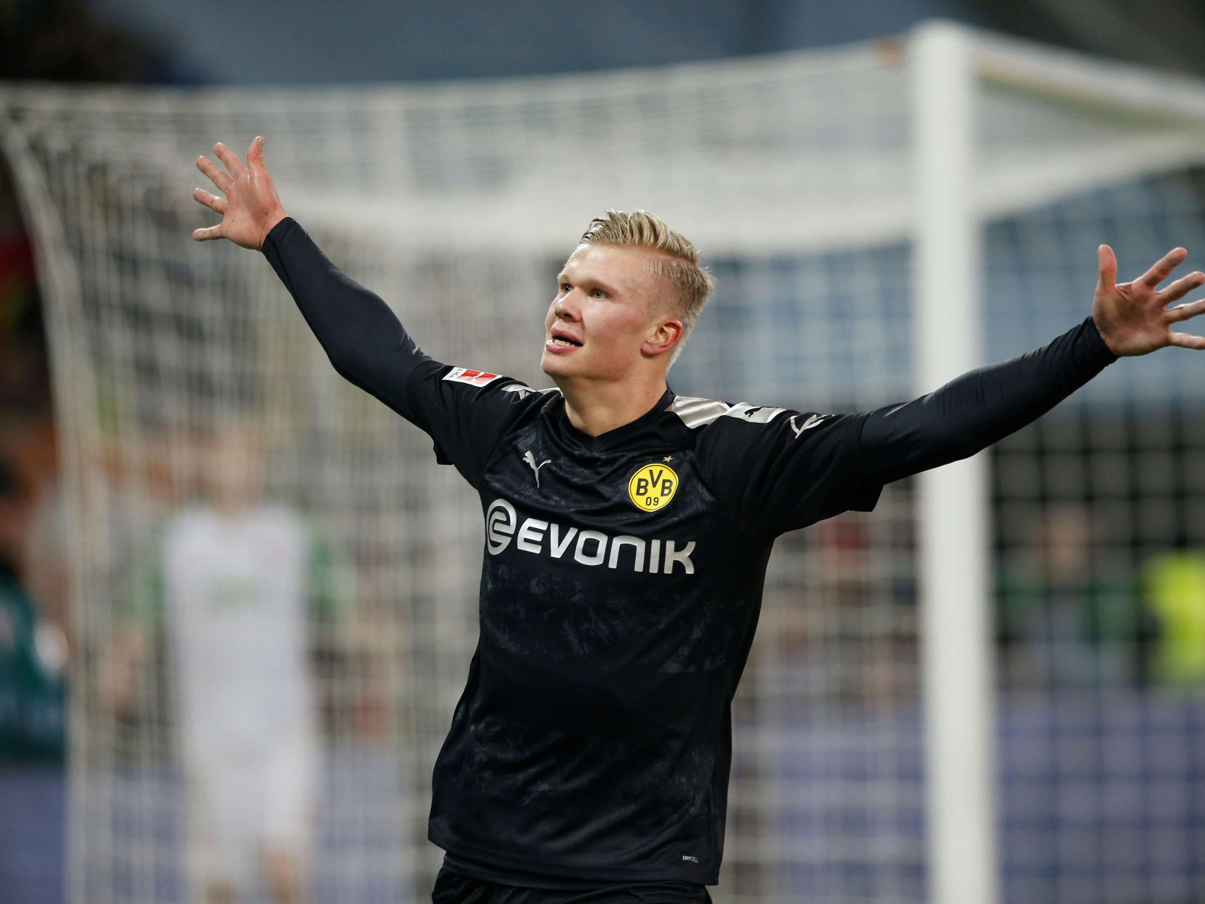 2019/20 Borussia Dortmund #17 HAALAND Away Jersey (L)